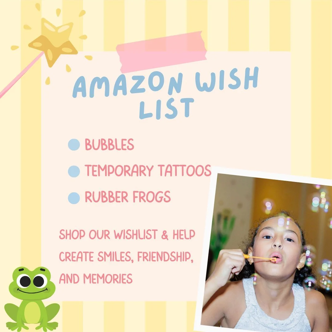 Shop our wishlist &amp; help create smiles, friendship, and memories.
Every year, Camp Kids Are Kids gives children with cancer and their siblings a place to laugh a little louder, make new friends, try new adventures, and simply be kids.
The items o