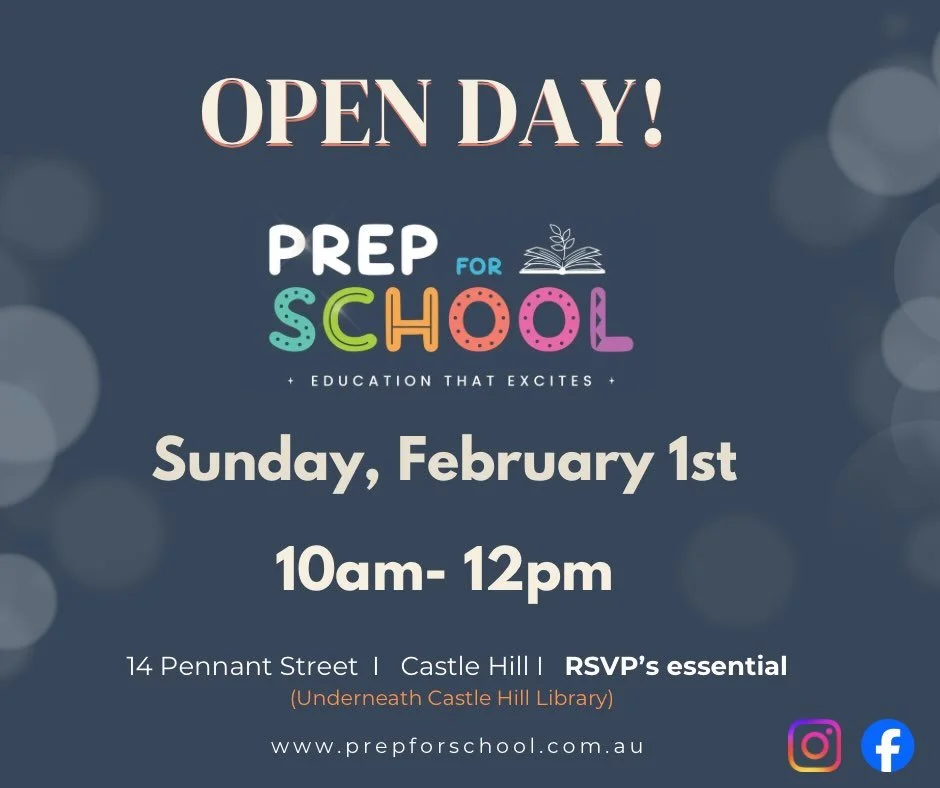 ✨ We&rsquo;re opening the doors to our new home -and you&rsquo;re invited. ✨

Join us as Dr Michelle Byrne, Mayor of The Hills Shire Council, officially opens Prep For School&rsquo;s new Castle Hill centre.

Come explore our beautiful new space, meet
