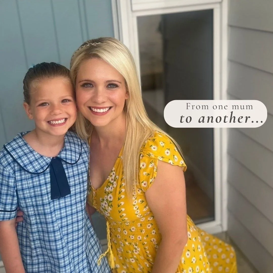 From one mum to another ❤️

This photo was taken on my daughter's first day of Kindergarten.

I've now experienced the transition to school twice as a mum.

And if there's one thing I know for sure, it's that a strong transition matters so much.

Not