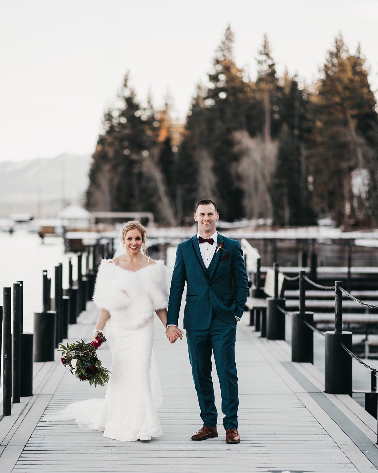 Getting married by the lake while surrounded by trees and mountains just hits differently. ⁠
⁠
Venue &amp; Catering: @sunnysideresortevents⁠
Coordinator: @_marriedpoppins⁠
Photographer: @VILDPhotography⁠
DJ: @mcclainsmobiledj⁠
Florals: @awesomeblosso