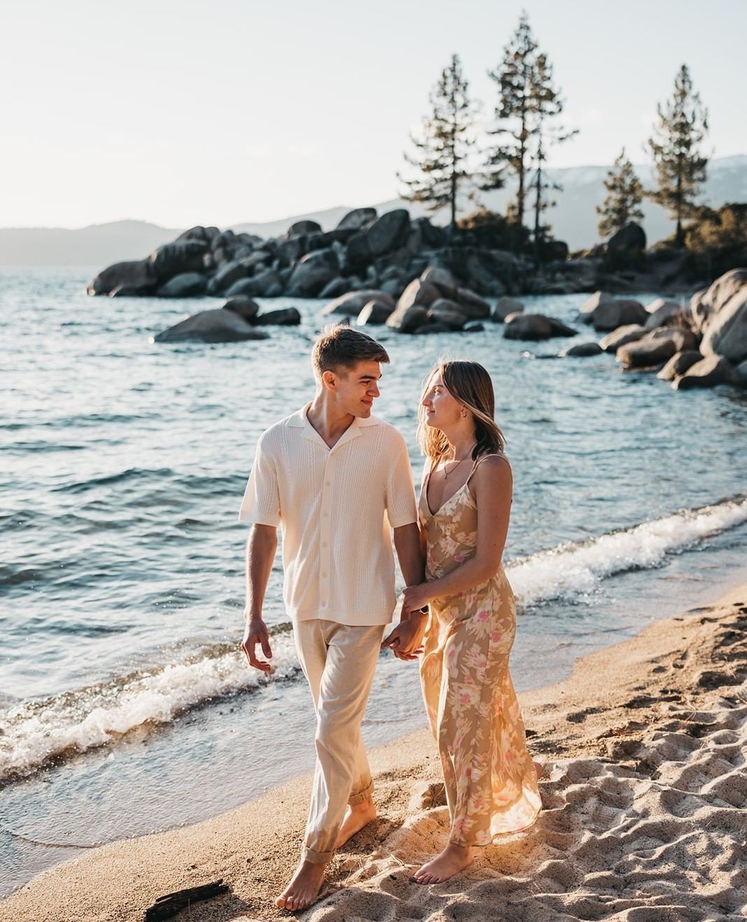 Before Hadyn &amp; Grant's engagement session we had asked what Tahoe meant to them and we got the most heartwarming answer: ⁠
⁠
&quot;Lake Tahoe means the absolute world to me. I have been going to Tahoe since I was a baby with my family. Spending a