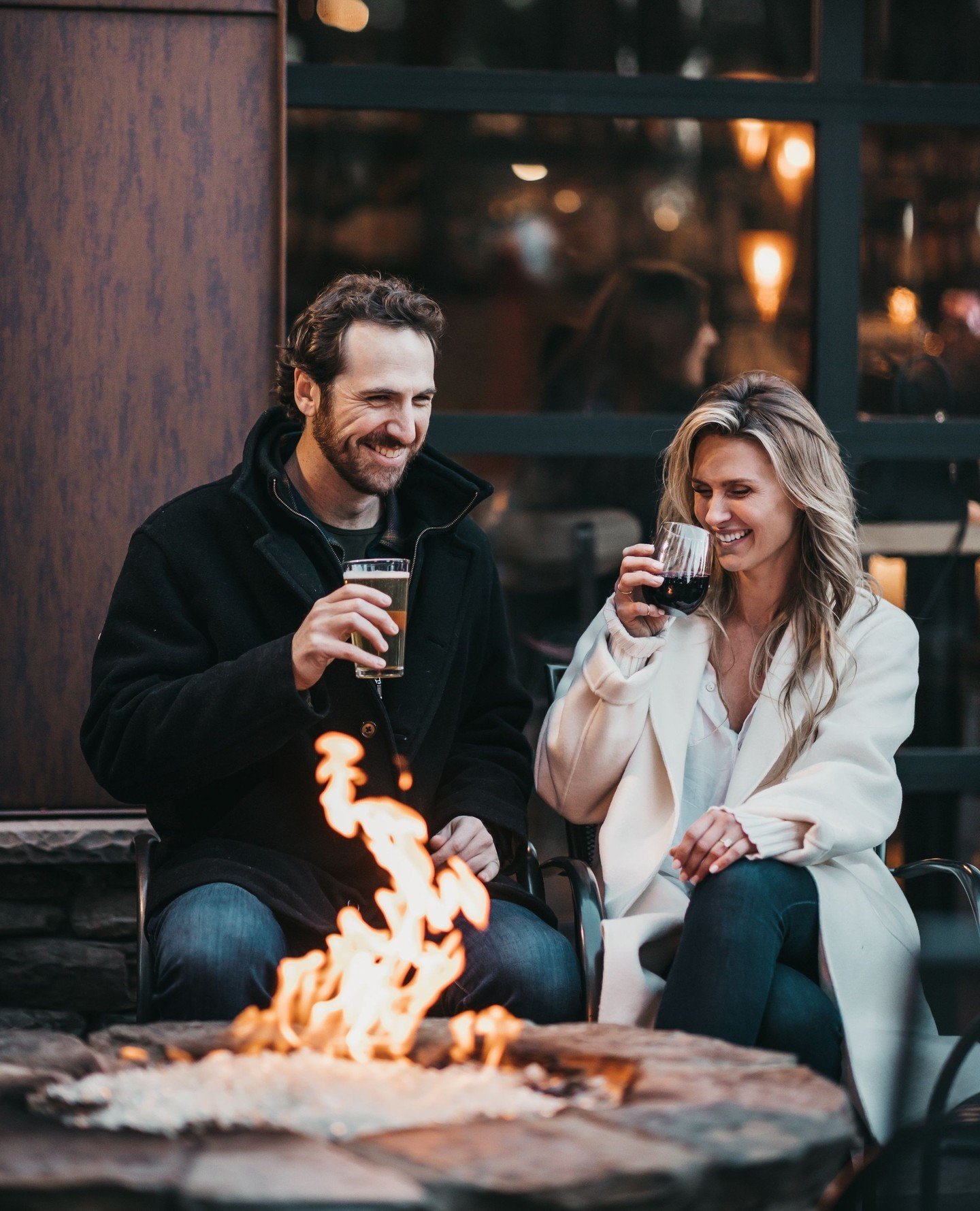 While some people prefer to climb mountains, others prefer to snuggle up next to the fire with a good glass of wine. We like to do both.
