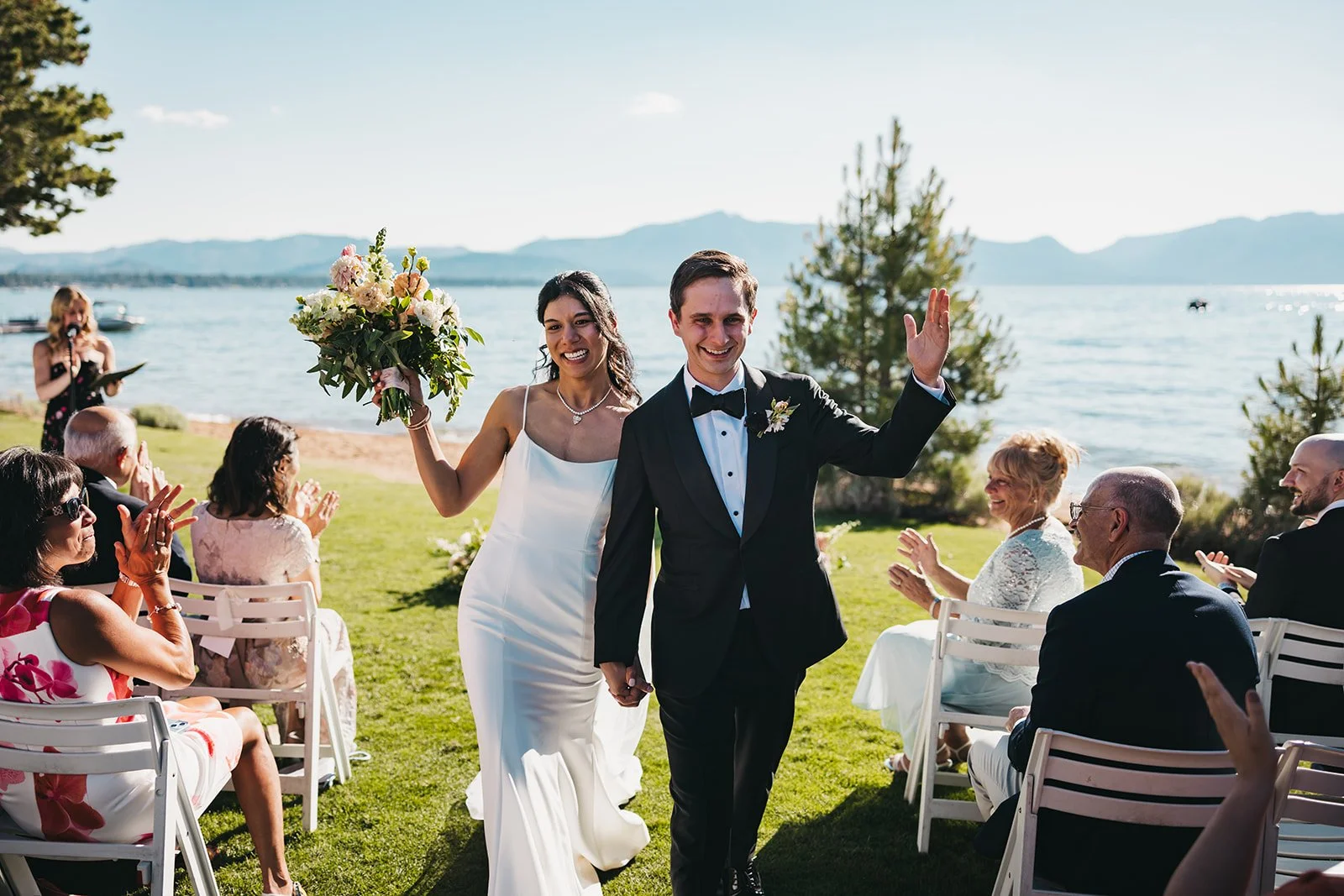 Lakeside Wedding at Edgewood Tahoe Resort: Jahana and Blake’s Elegant Celebration in Lake Tahoe