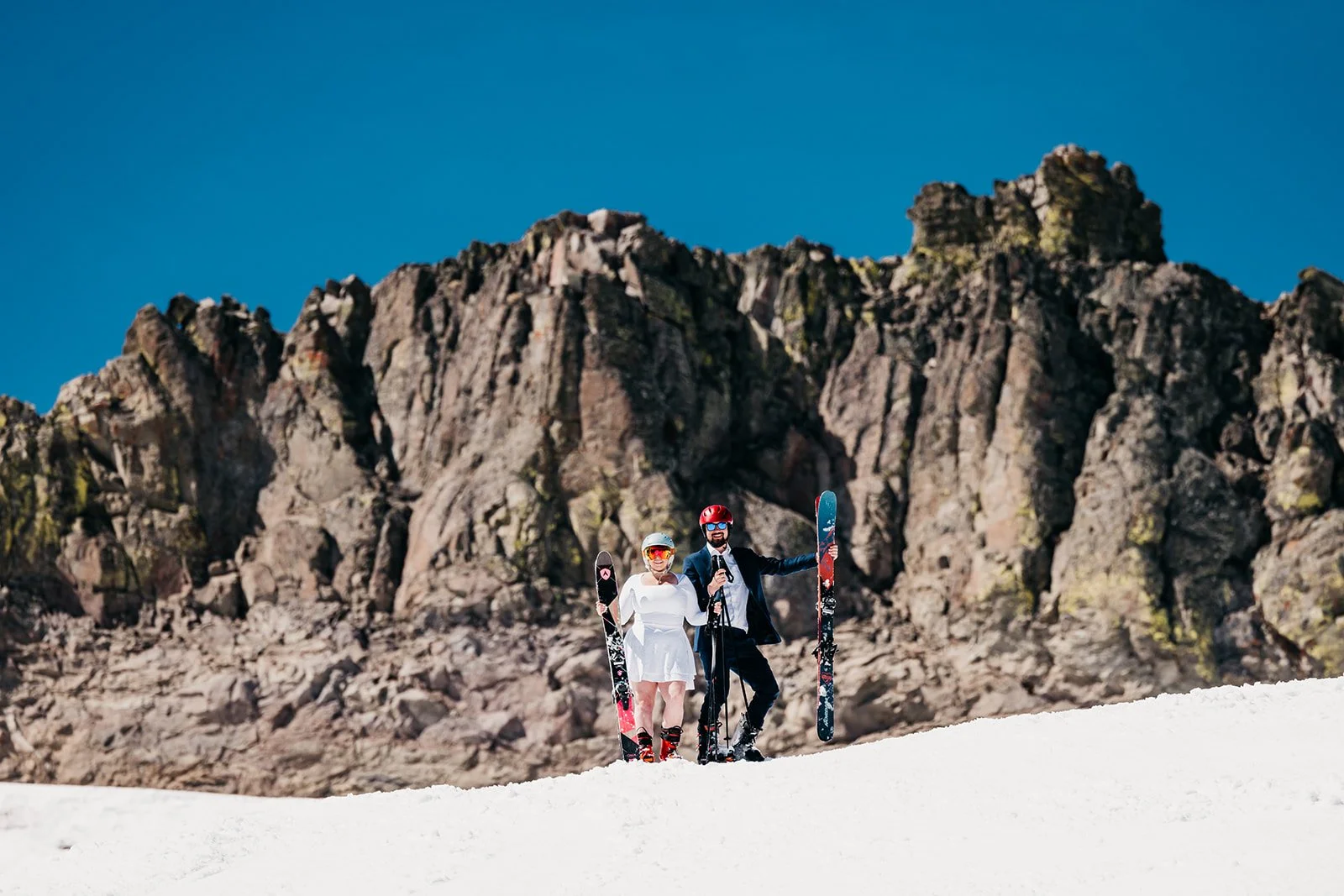Ski Engagement Session in Lake Tahoe: Ali &amp; Galen at Palisades Tahoe