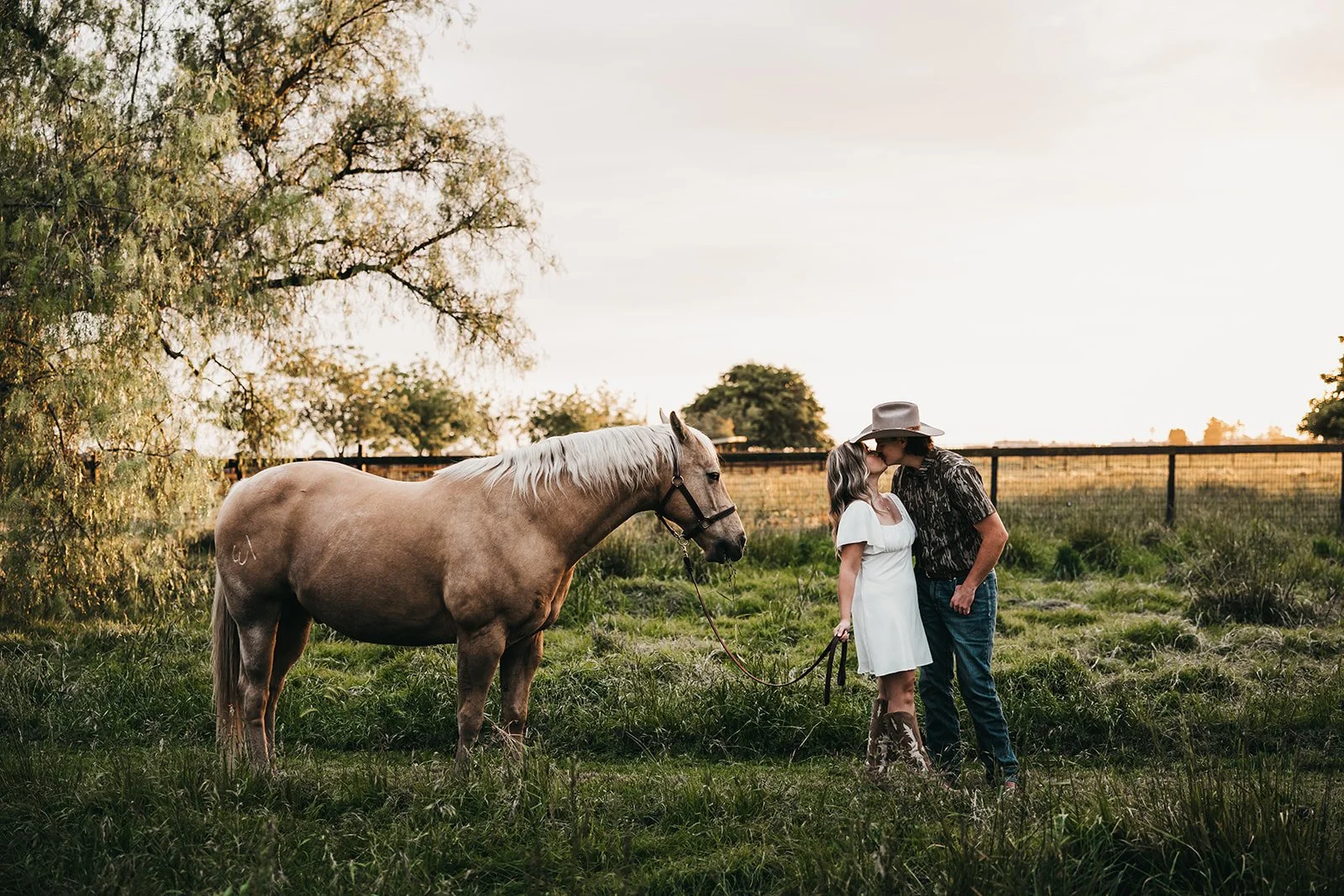 Western-Inspired Engagement Session in Lodi, California: Brittany &amp; Chris at West 12 Ranch