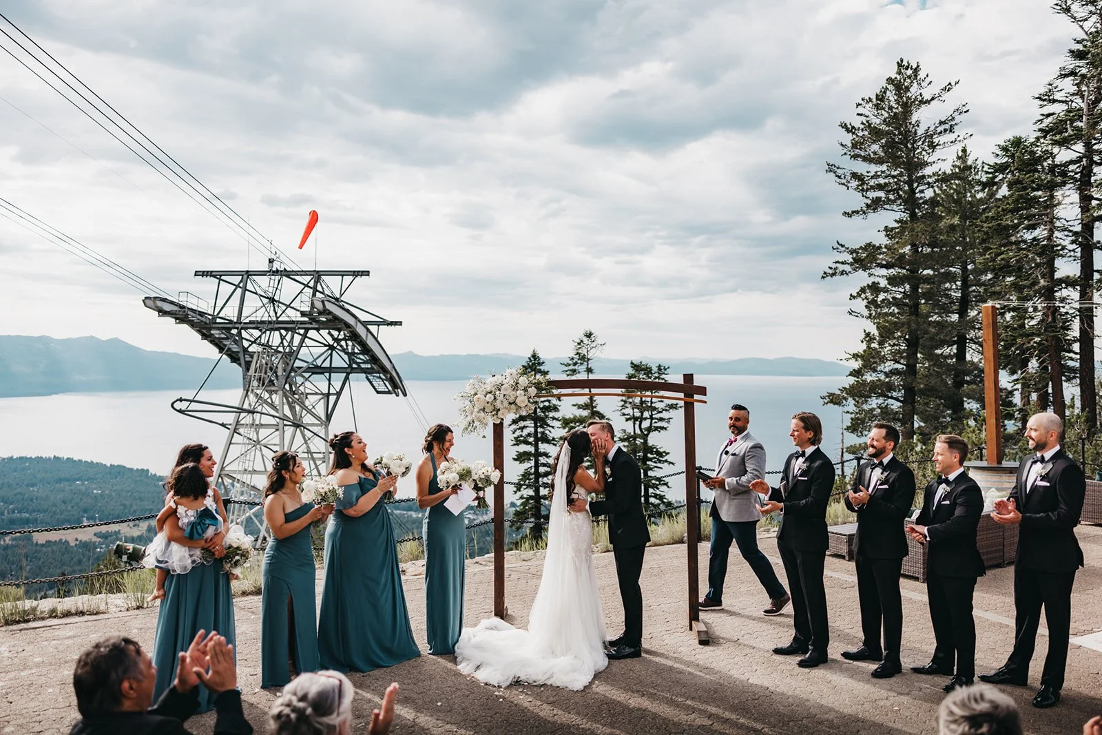 A Heavenly Lakeview Lodge Wedding Above Lake Tahoe: Katie &amp; Matt's Elegant Mountain Celebration