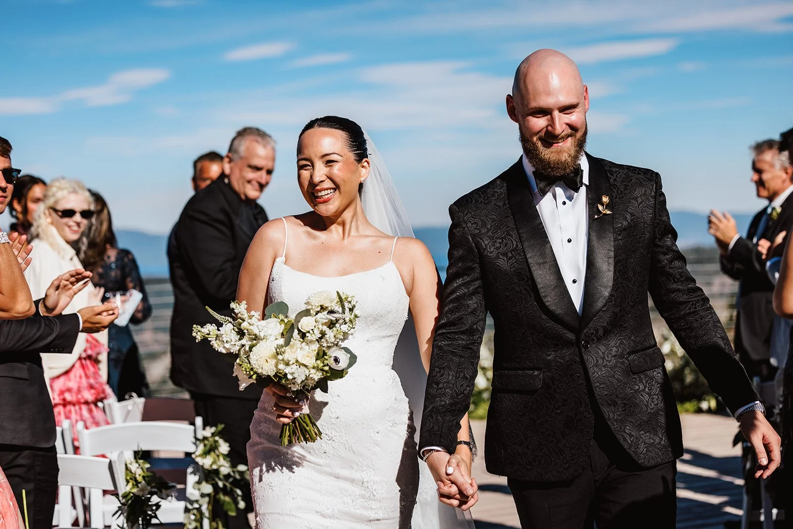 Dallen &amp; Lauren's Palisades Tahoe High Camp Wedding Above Olympic Valley
