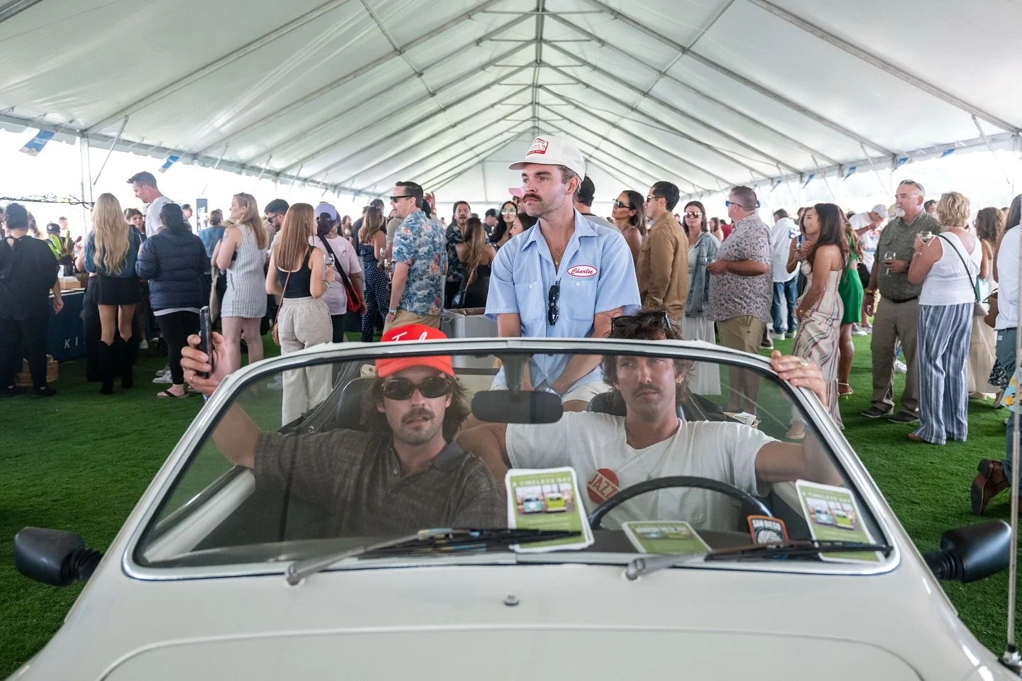 Still buzzing (and still stuffed) from this weekend at @delmarfest!

Honored to have had our @vw Karmann Ghia as an installation in the VIP tent, hosted by the Mayor of Flavortown @guyfieri 🔥 

As a 4th-gen San Diegan, it was so rewarding to see our