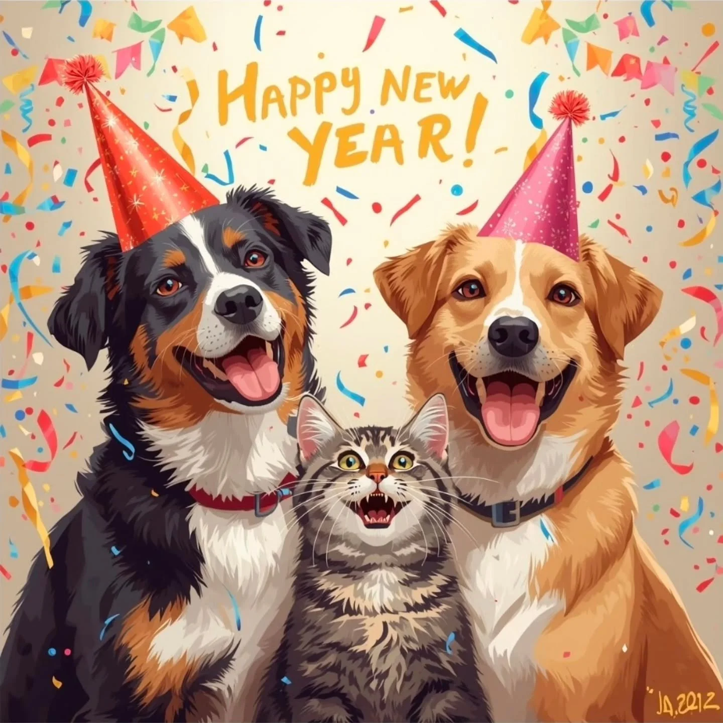 Happy New year from 
Pup Scrub &amp; Groom!

May 2026 be filled with growth, happiness and abundance!