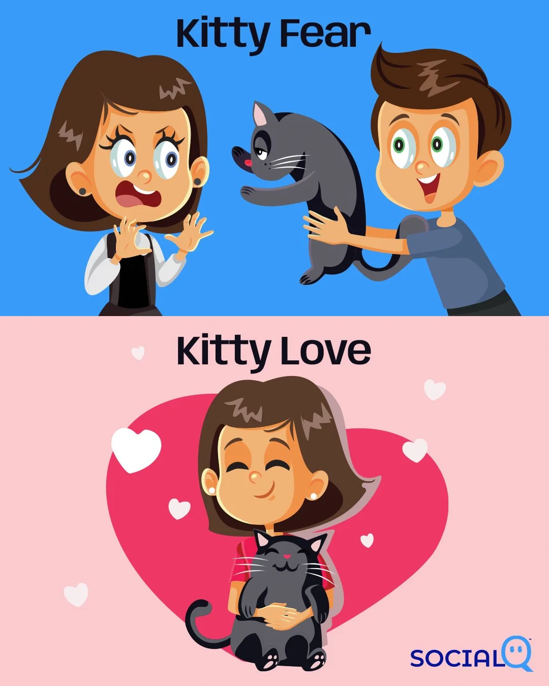 Did you know that lot's of people experience fun-in-jest, and playful joking, as literal?

❓What's up?
➔ The sky. 

😿 Sarcasm and joking around can feel hurtful to an autistic person, even coming from people they trust and love. 

For many of us, co