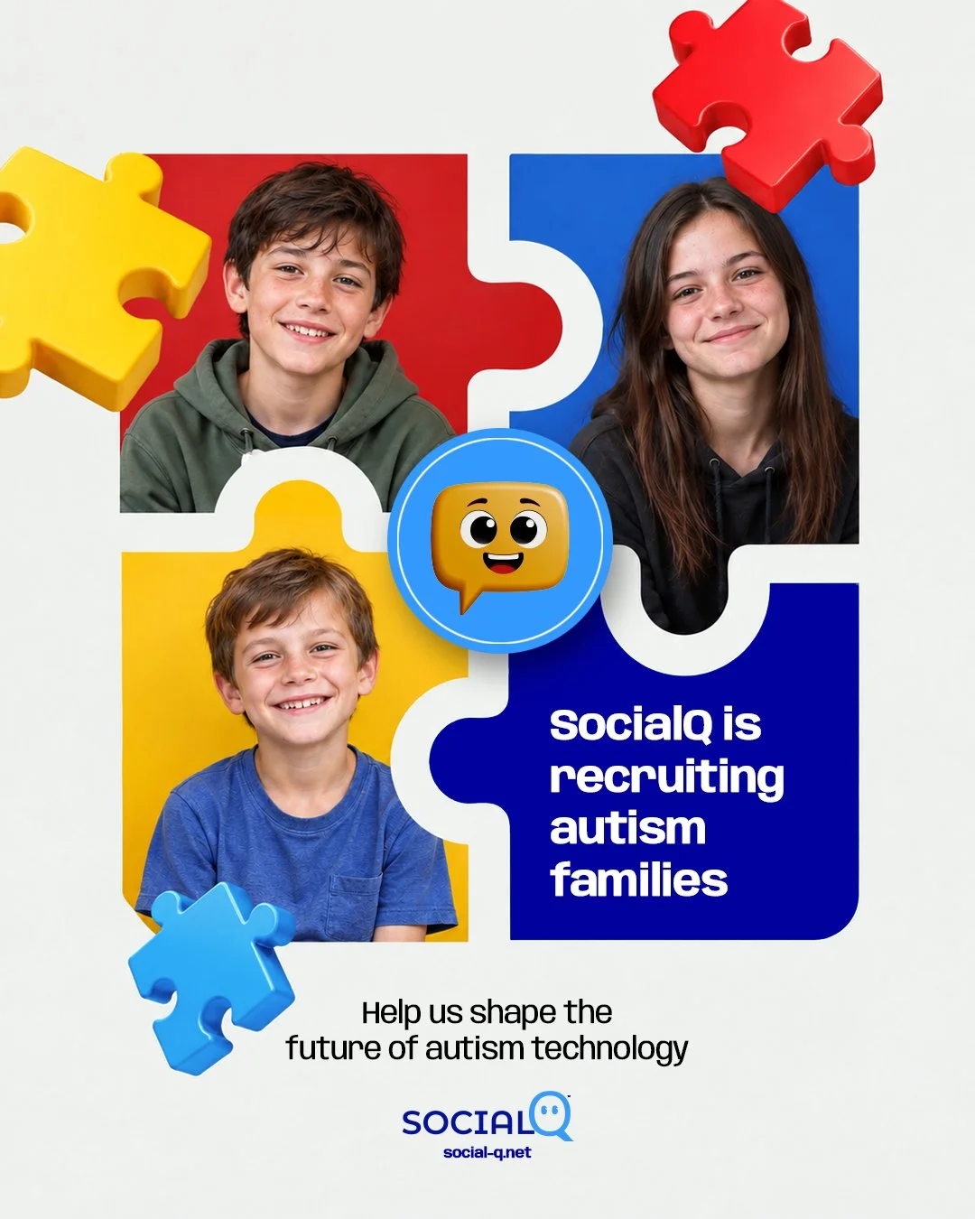 👨&zwj;👨&zwj;👧&zwj;👦 🏡 ❤️ 🫶 NOW RECRUITING: Families Impacted by Autism

Our software works!
‼️ 💪
_________________
We are recruiting families who:

&bull; Have a child at level 1 or 2 on the autism spectrum
&bull; Ages 5 and up
&bull; Want to 