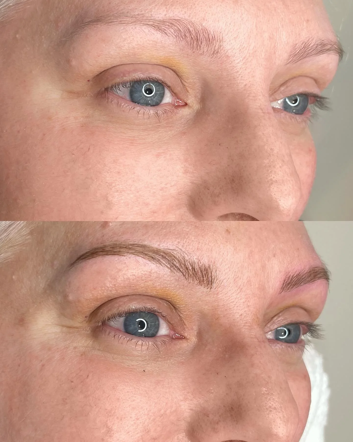 Tired of filling in your brows every morning? ✨
Machine nano hairstrokes might be your new best friend.

This technique uses a super fine needle to create soft, natural-looking hair strokes&mdash;kind of like microblading, but gentler on the skin and