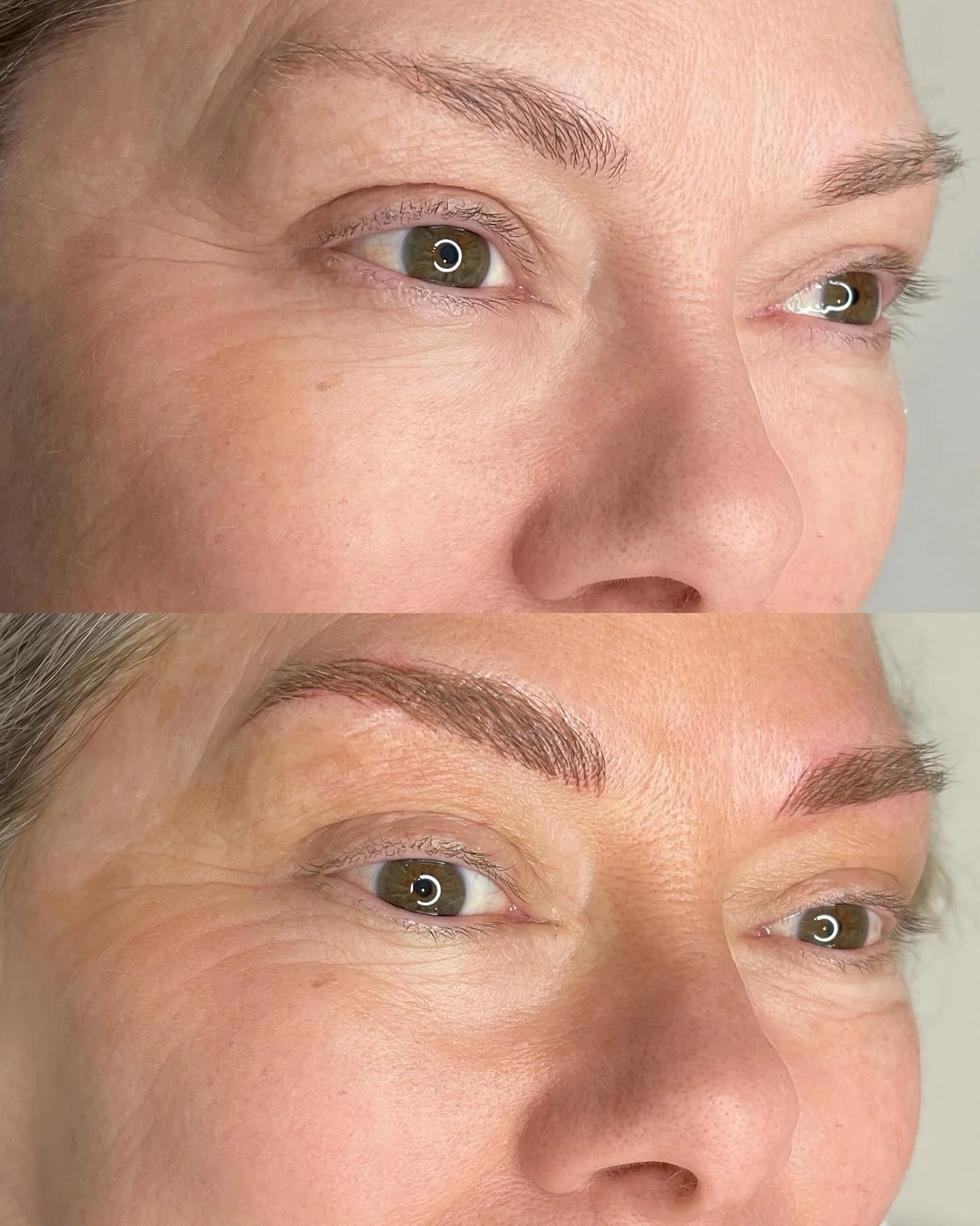 *Machine Hairstrokes*

Added fullness and more defined tail ends. Beautiful 🤩

#machinehairstrokes #cosmetictattoo #beforeandafter #beauty #nanobrows #naturalnanobrows #microblading  #duncanbc #vancouverislandpmu #pmu #lipigments #permanentmakeup #v