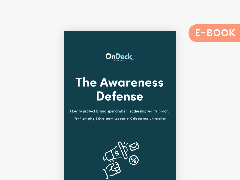 The Awareness Defense: How to Protect Brand Spend When Leadership Wants Proof