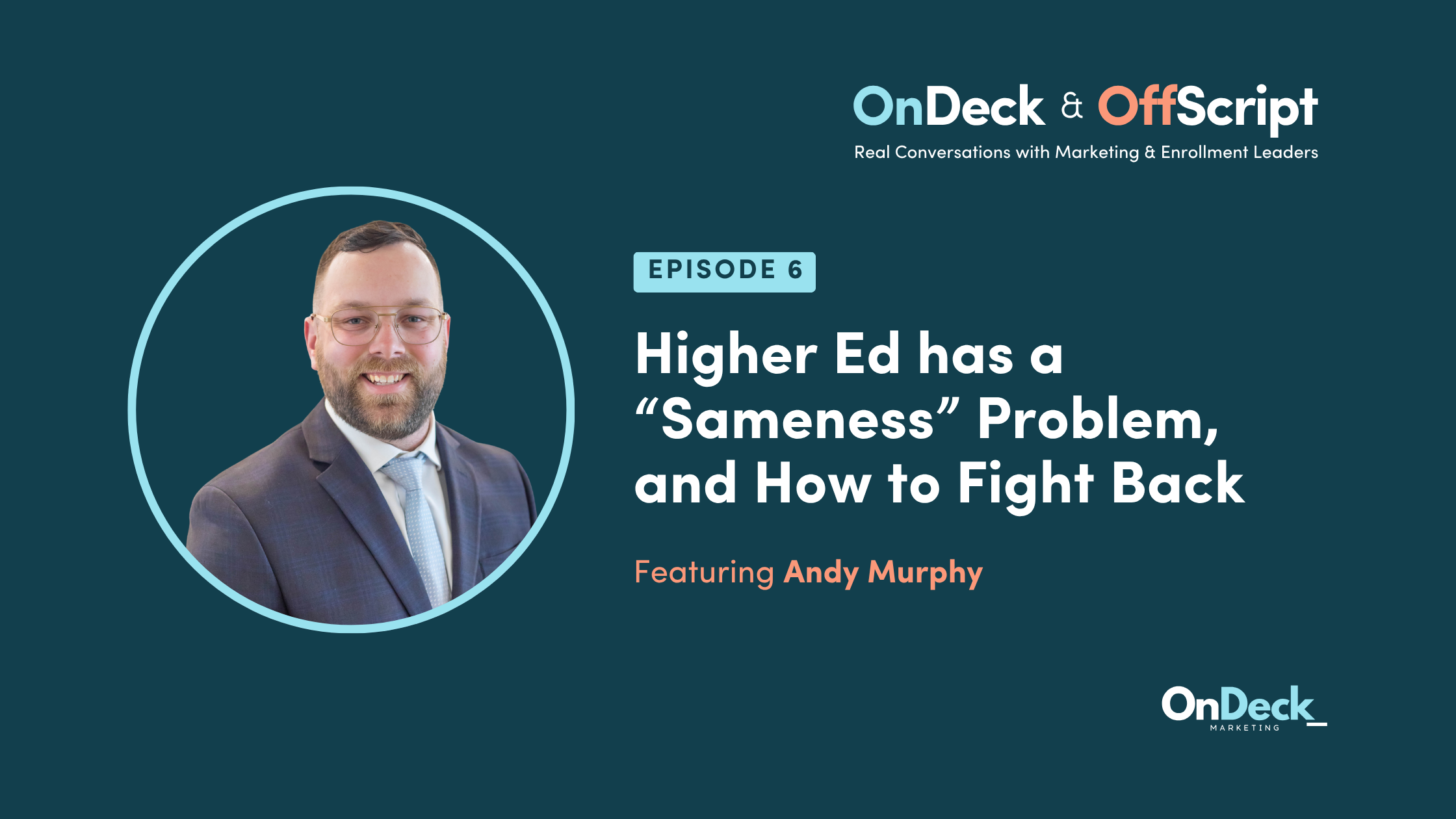 The "Sameness" Problem in Higher Ed &amp; How to Fight Back