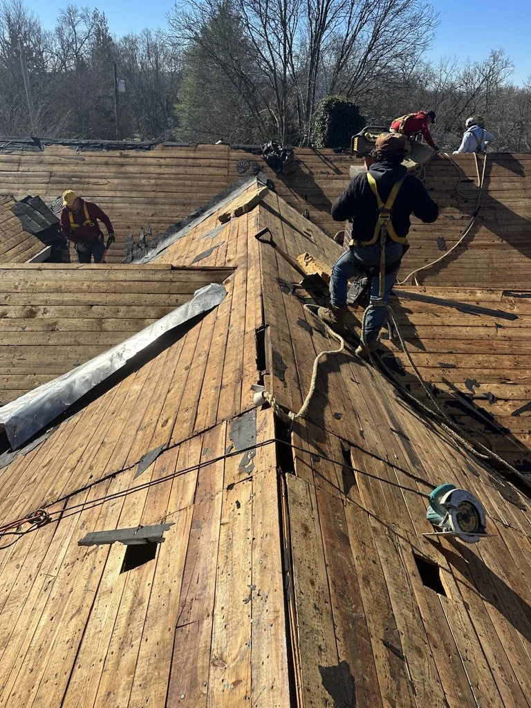New roof install by general contractor