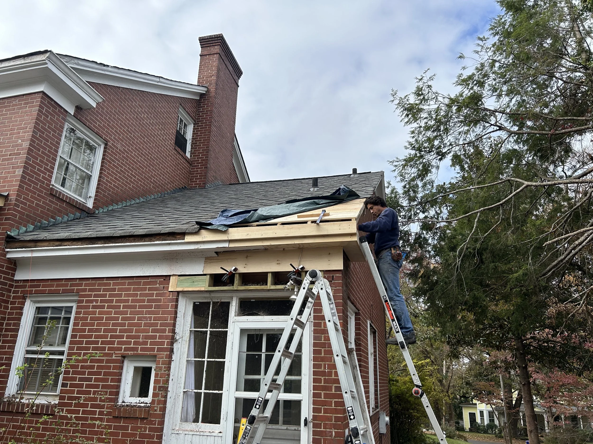 Roof renovation in Morganton