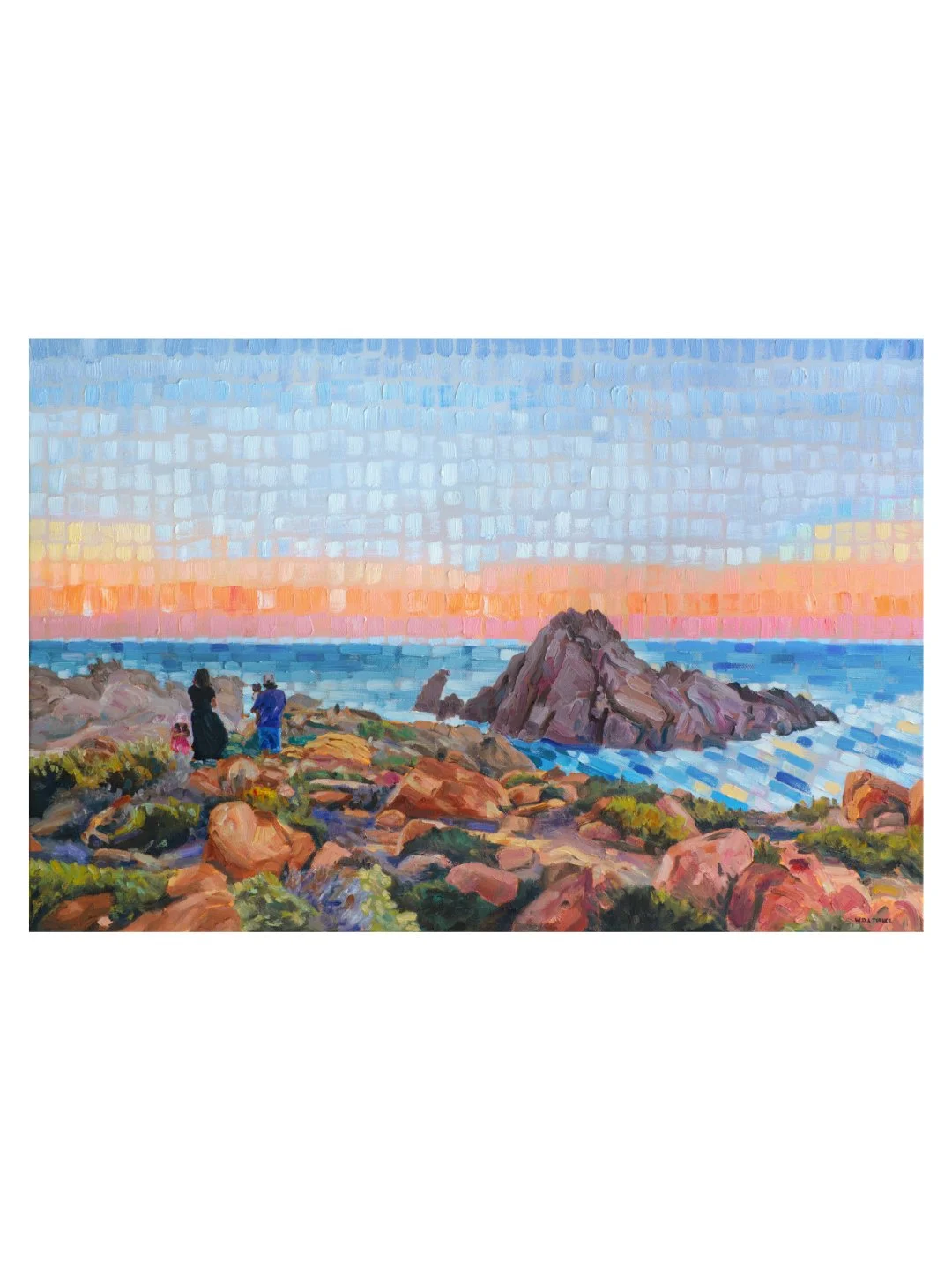 Young Family at Sugarloaf Rock