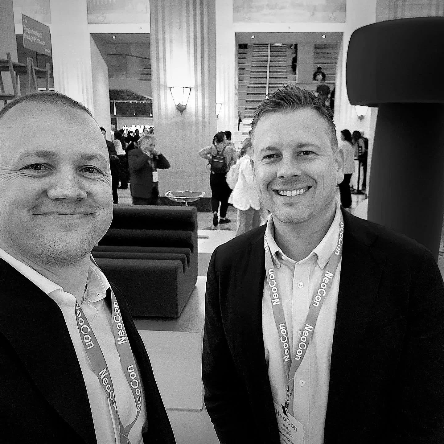 Inside Merchandise Mart representing National Office Interiors at #neocon2025