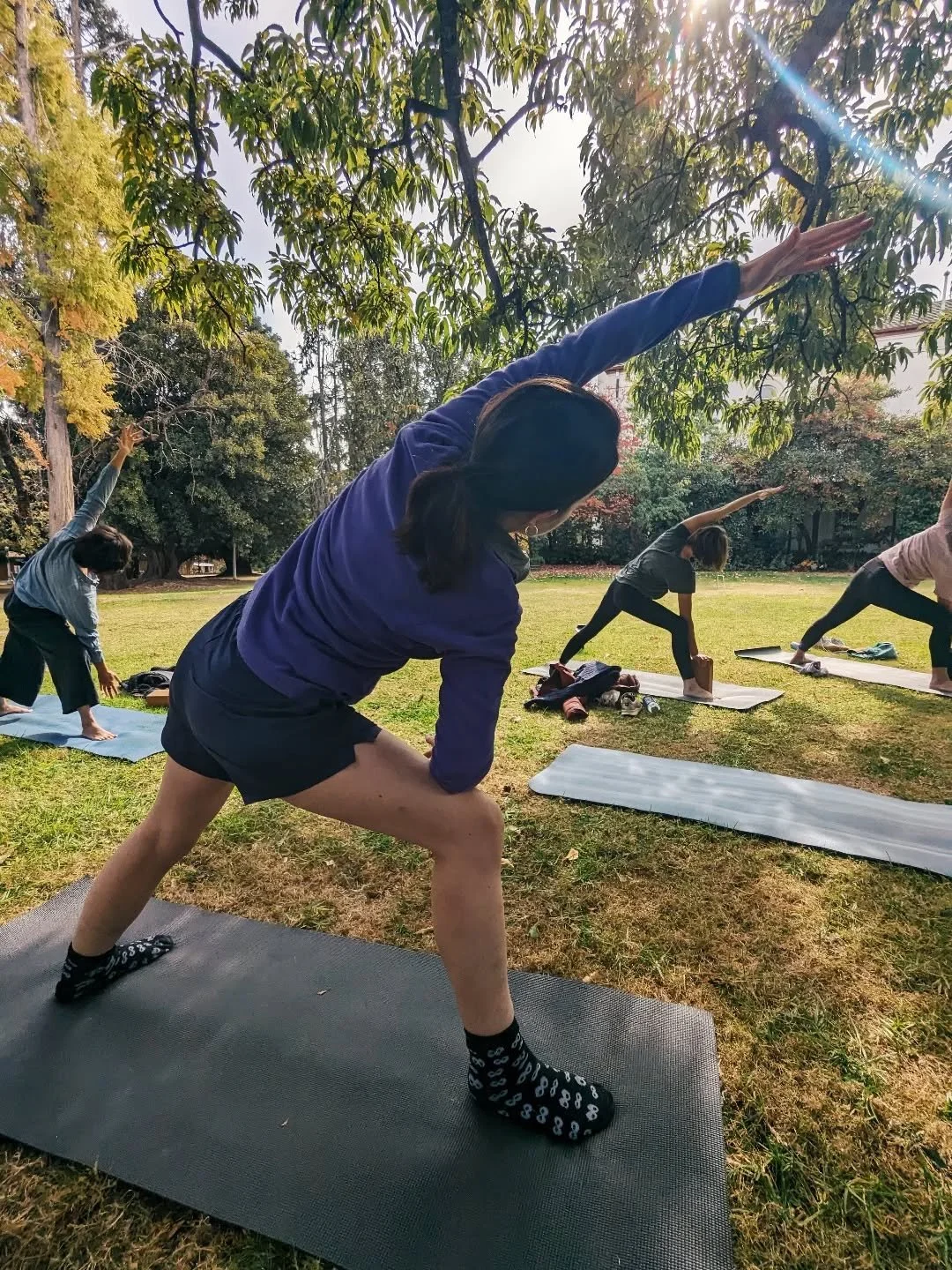 🦄 OUTDOOR LUNCH YOGA IS BACK! 🧘🏽&zwj;♀️

join us on Tuesdays from midday - just before 1 ish for a relaxing yoga flow with beechy's finest @sommerlr 

Sommer brings the mats, you bring $15 cash (or book through our app if you're a member) and your