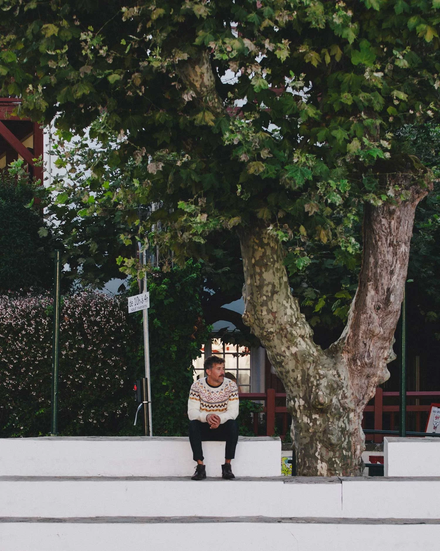 Lifestyle portrait photographed in Biarritz for TwoThirds by Karl Mackie, documenting quiet moments, outdoor culture and European coastal living through cinematic imagery.