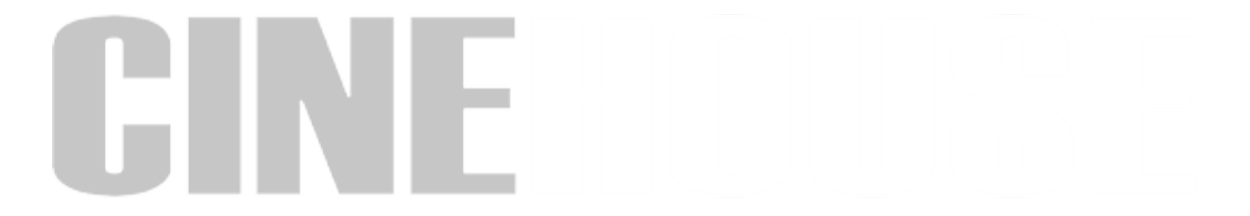 The word 'CINE' written in large, grey, bold letters on a white background.
