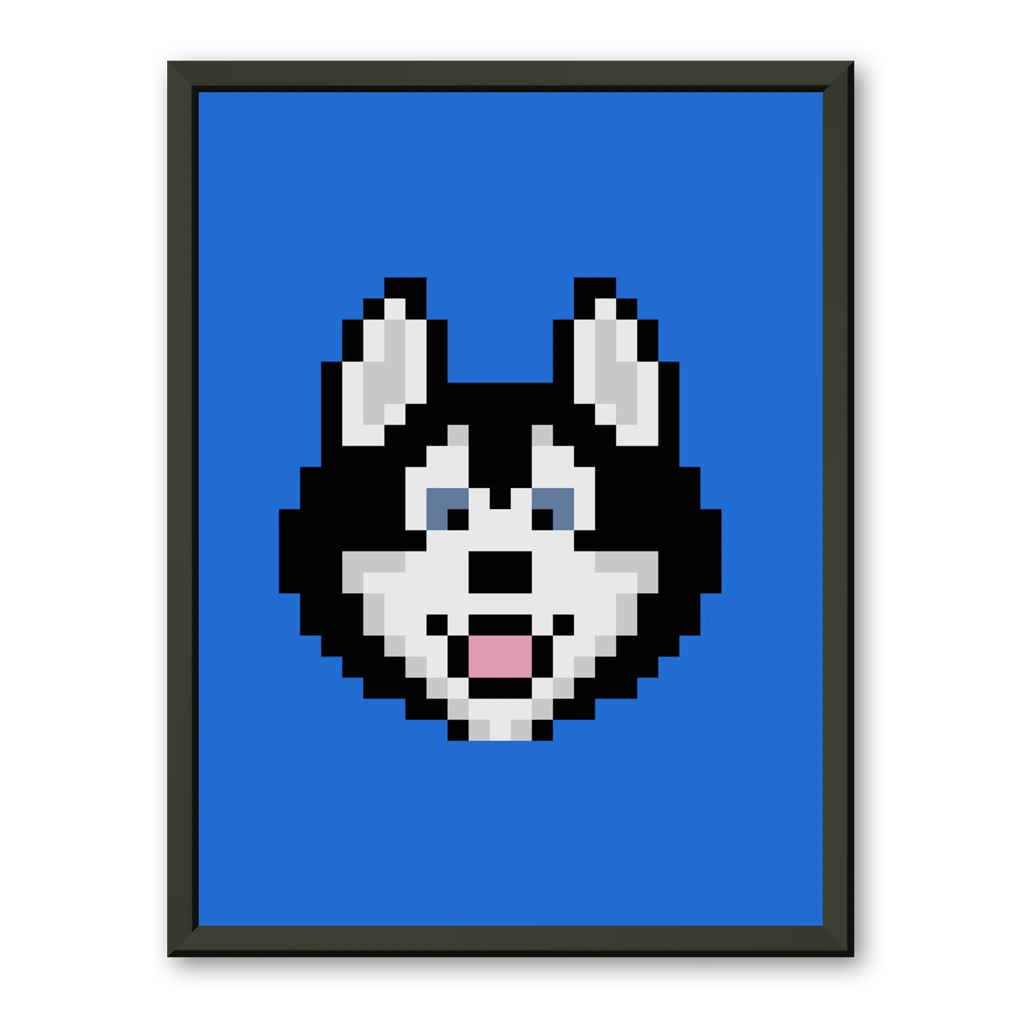 Hosky poster design shown in poster mockup