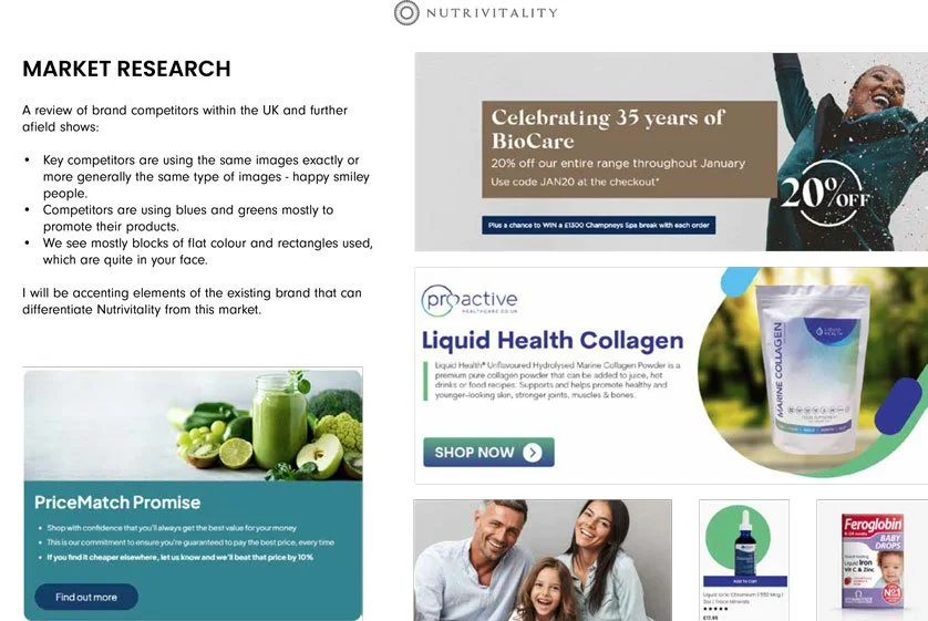 Nutrivitality market research