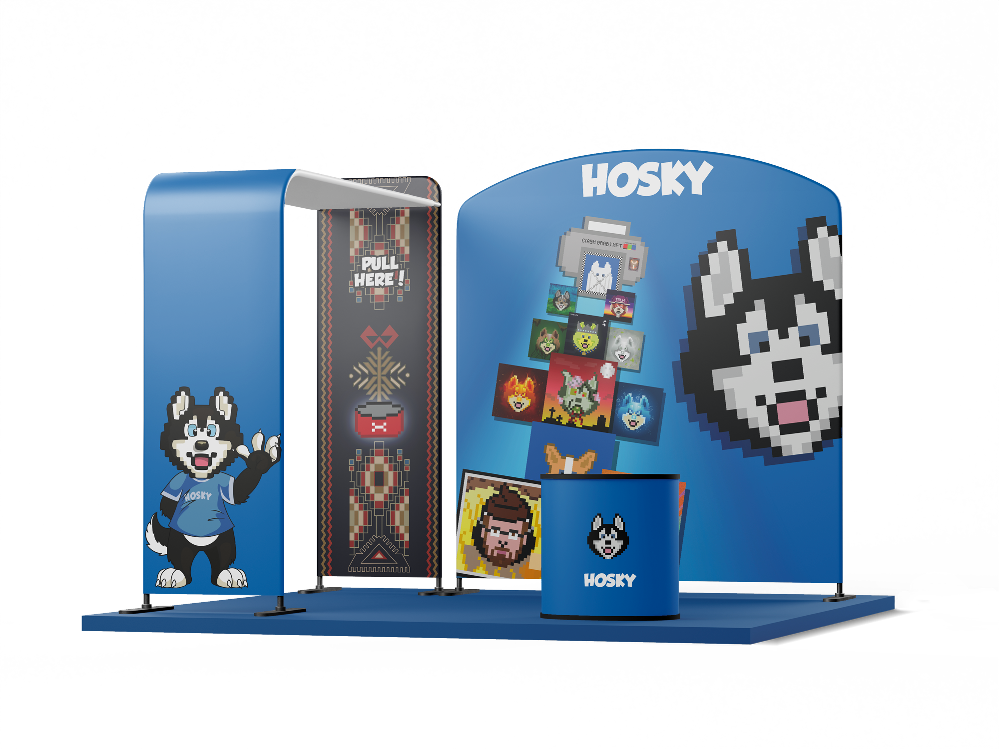 Hosky branded experiential branding