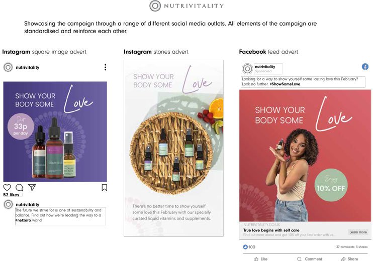 Nutrivitality social branding