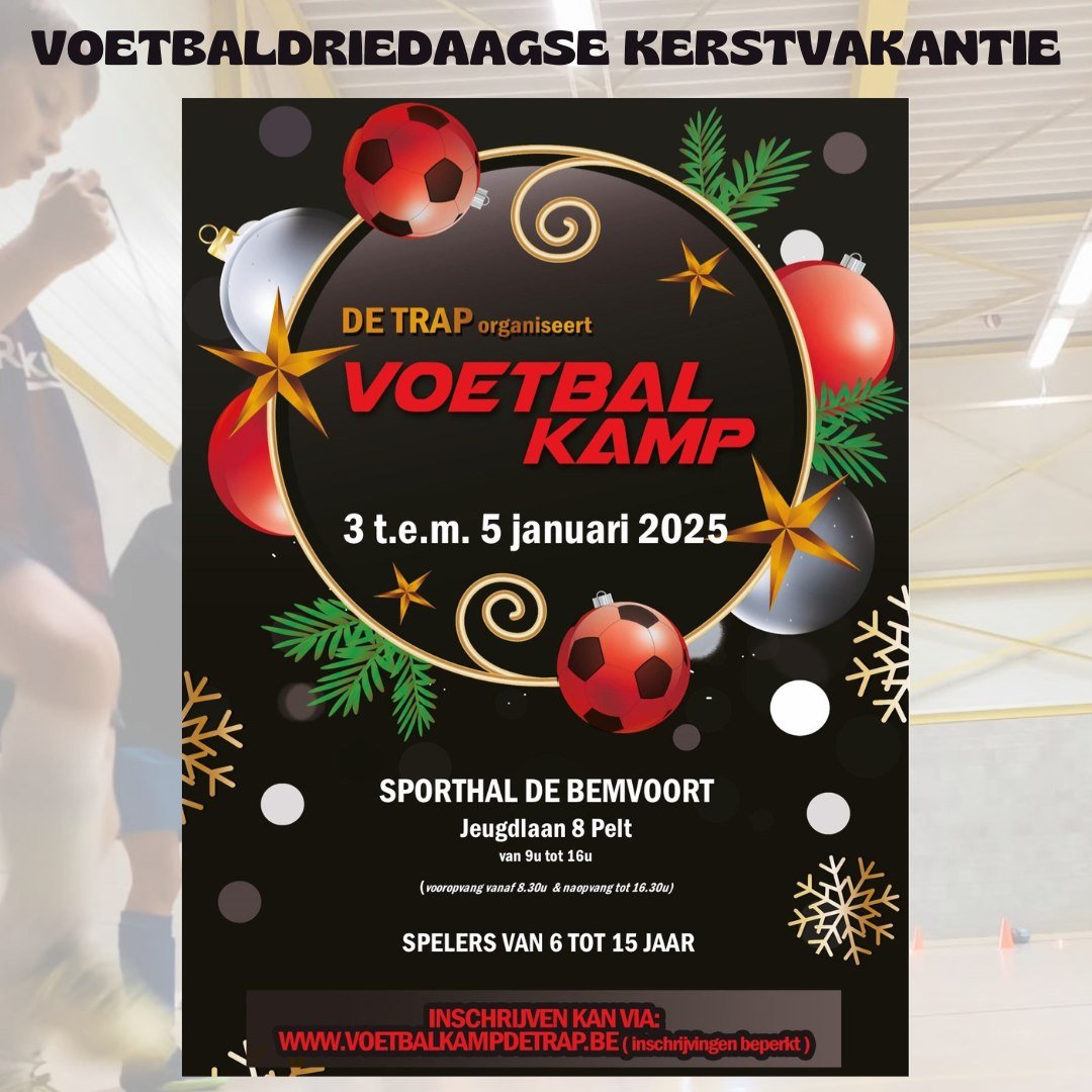 HO-HO-HO!🎅
INSCHRIJVEN KERSTKAMP IN PELT KAN VANAF NU! 🎄
Wil je 2025 starten met een superleuke driedaagse? 😏
Haast je dan snel naar onze website (zie link in onze bio) en schrijf je in, want zoals ieder jaar zijn de plaatsen in onze najaarskampen