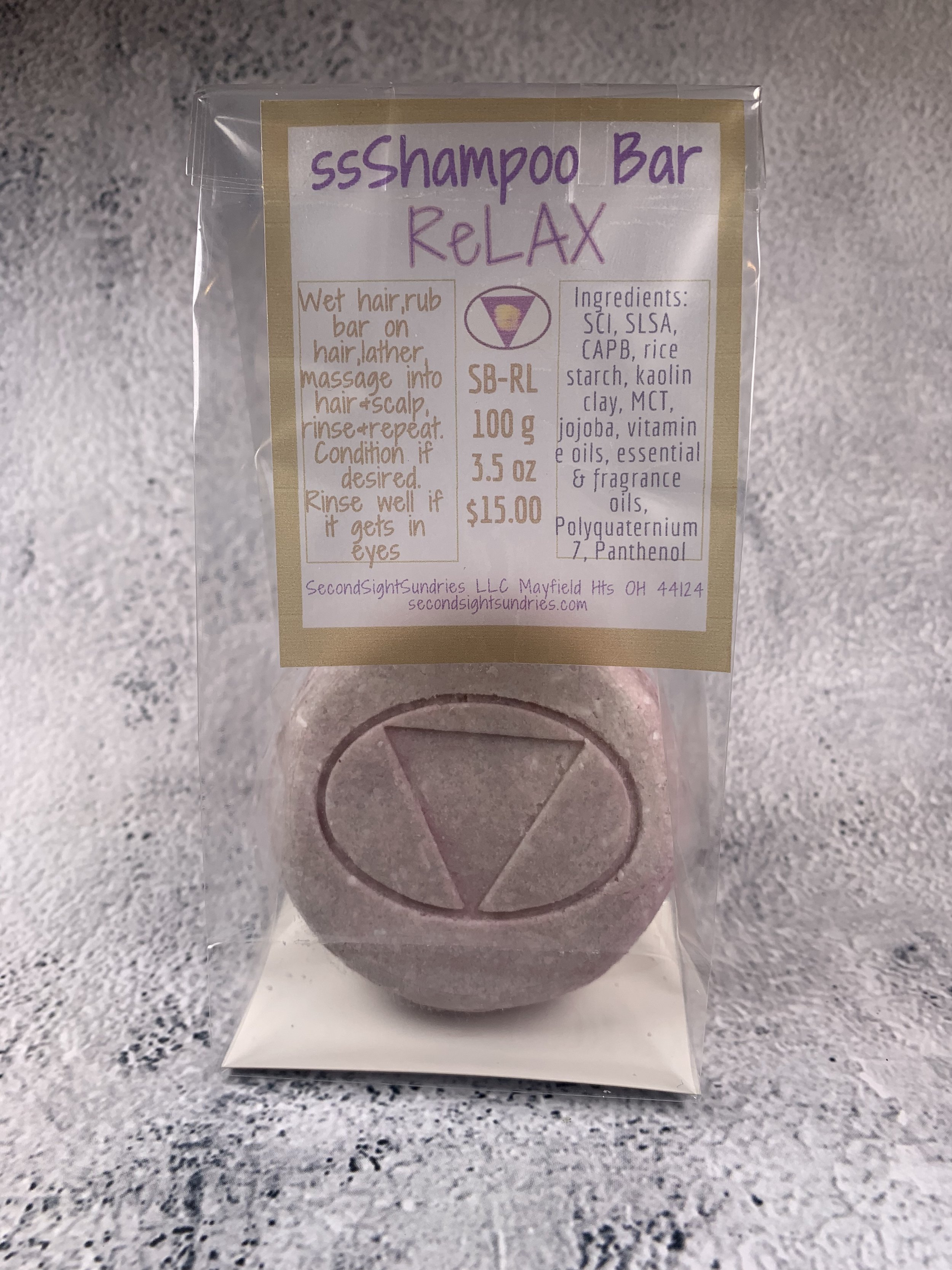Solid Shampoo Bar ReLax