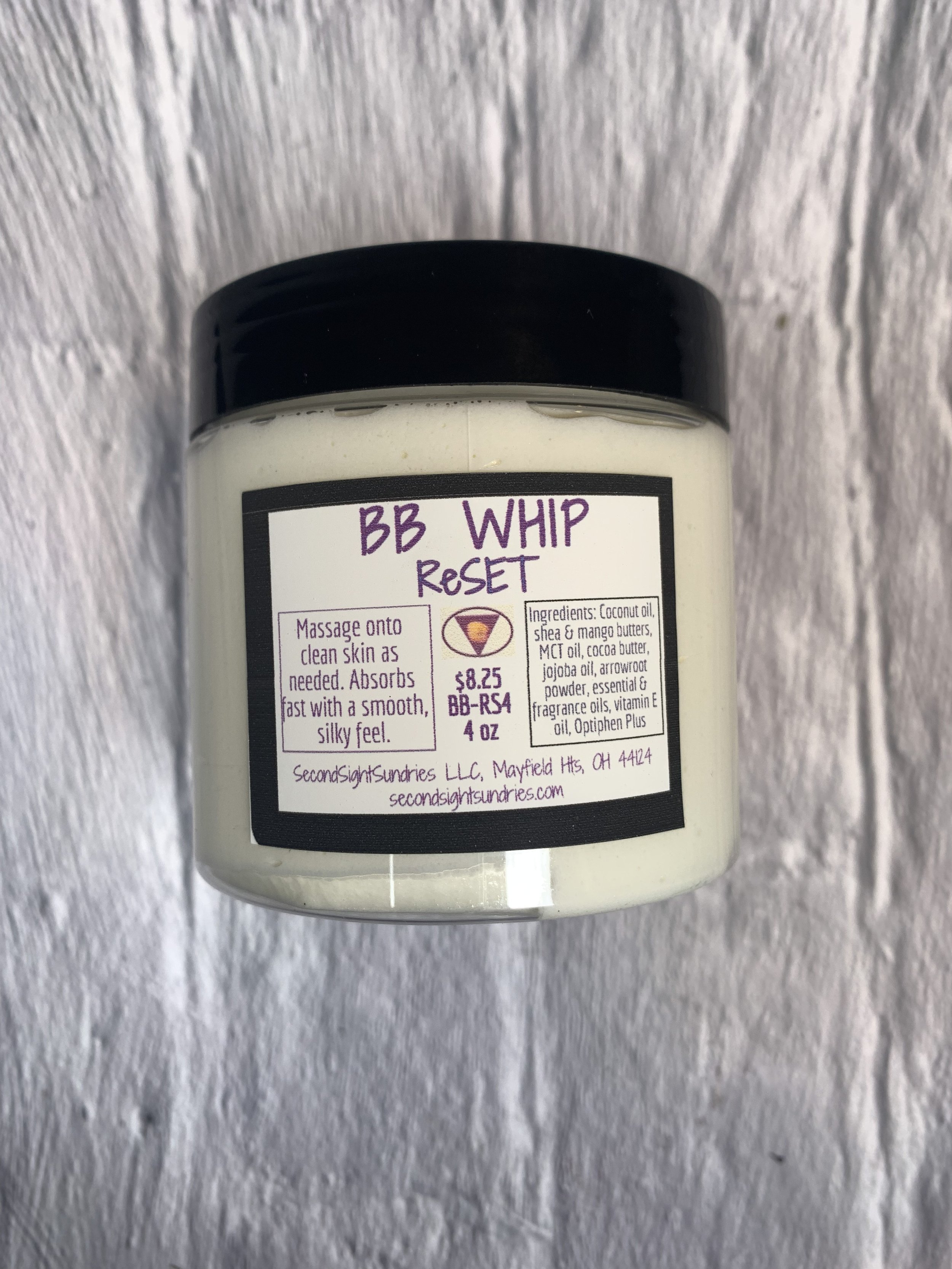 BB WHIP 4oz ReSet
