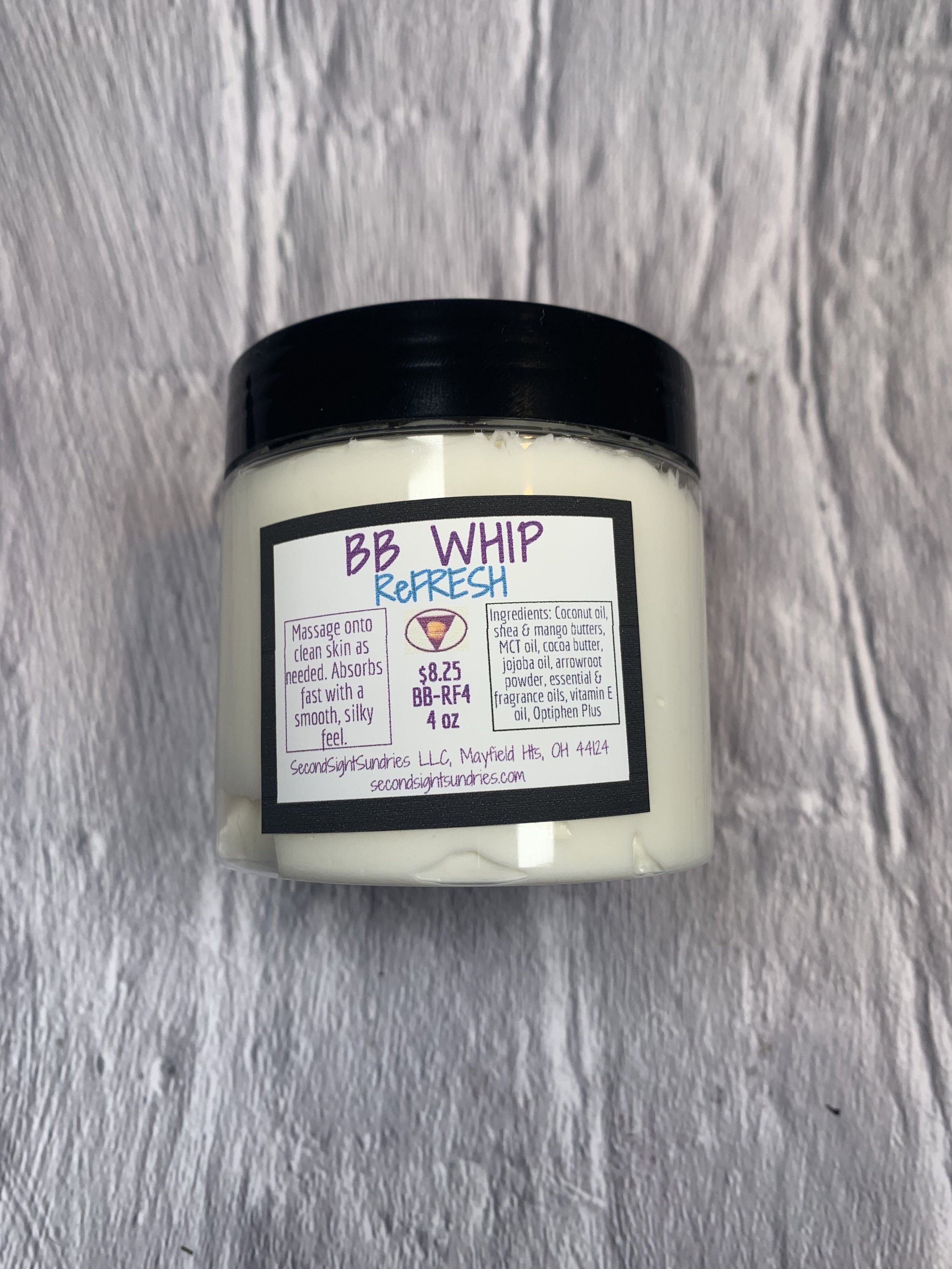 BB WHIP 4oz ReFresh
