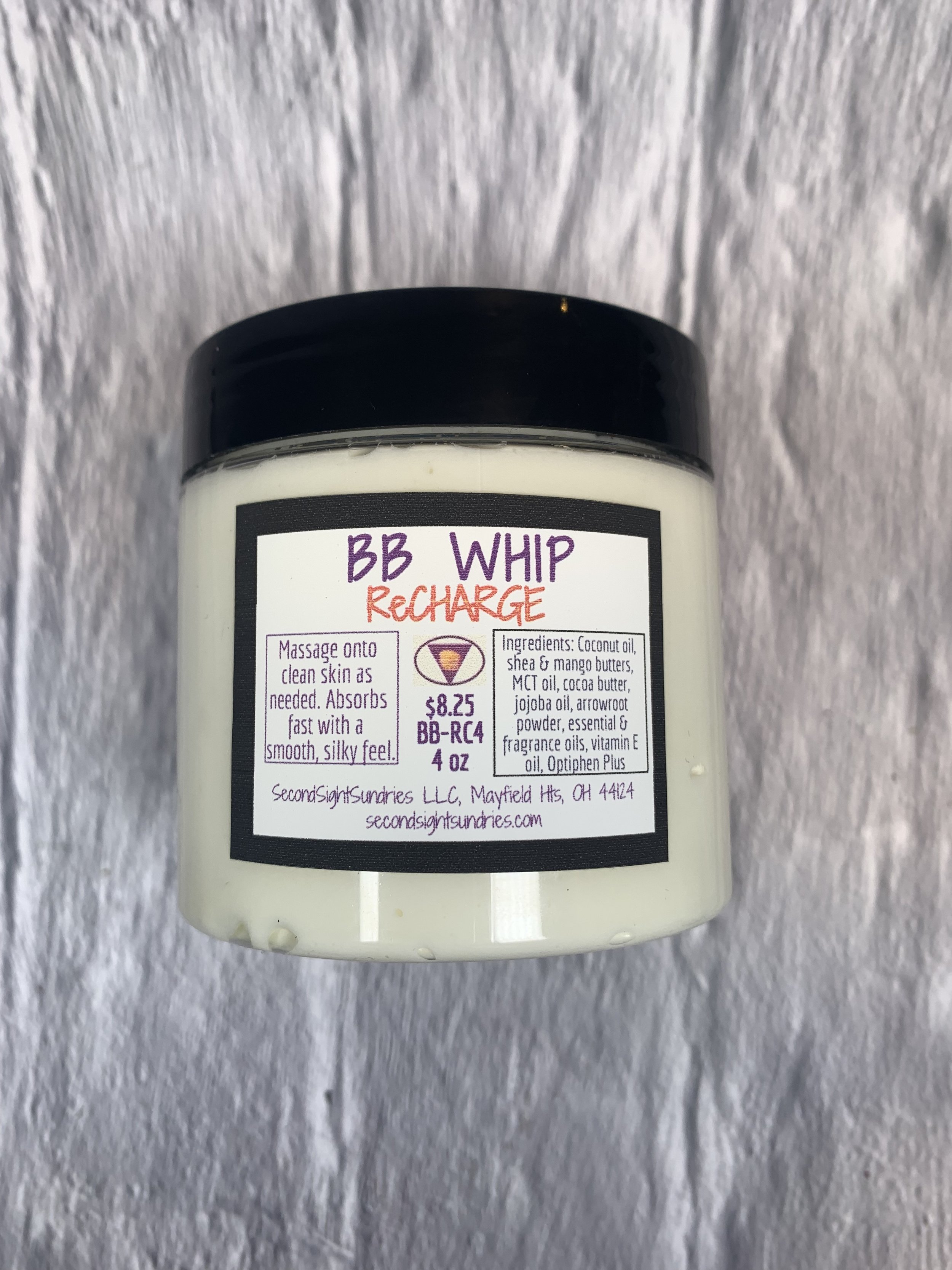BB WHIP 4oz ReCharge