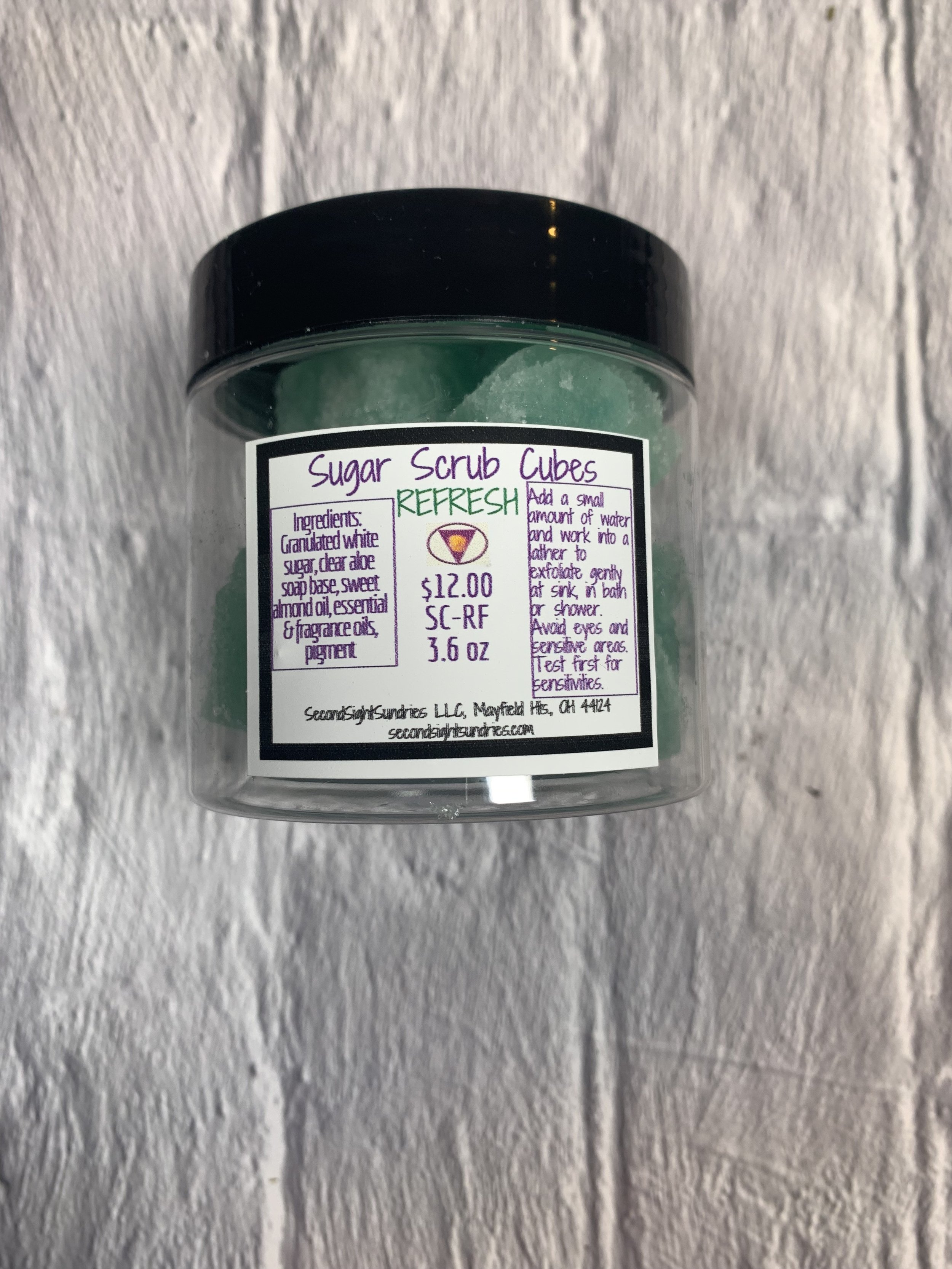 Sugar Scrub Cubes ReFresh 3.6oz
