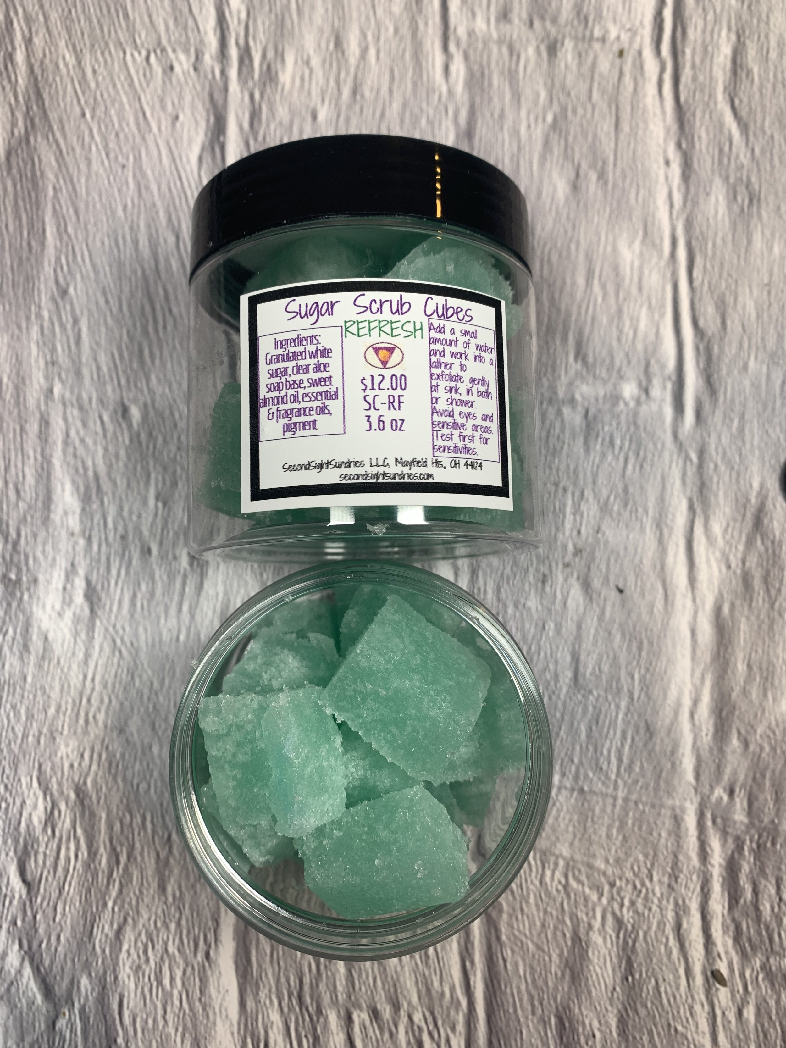 Sugar Scrub Cubes ReFresh 3.6oz