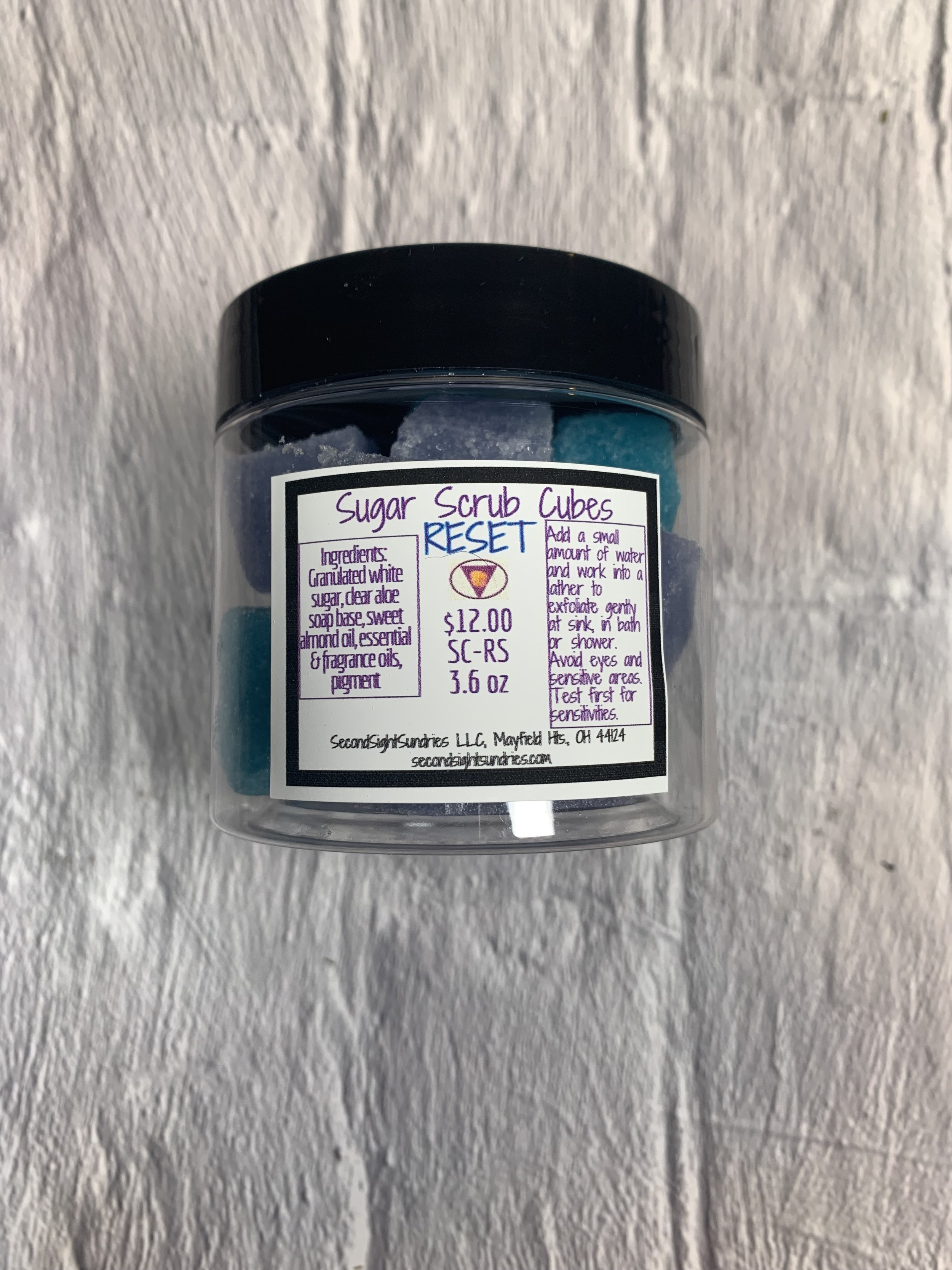 Sugar Scrub Cubes ReSet 3.6oz