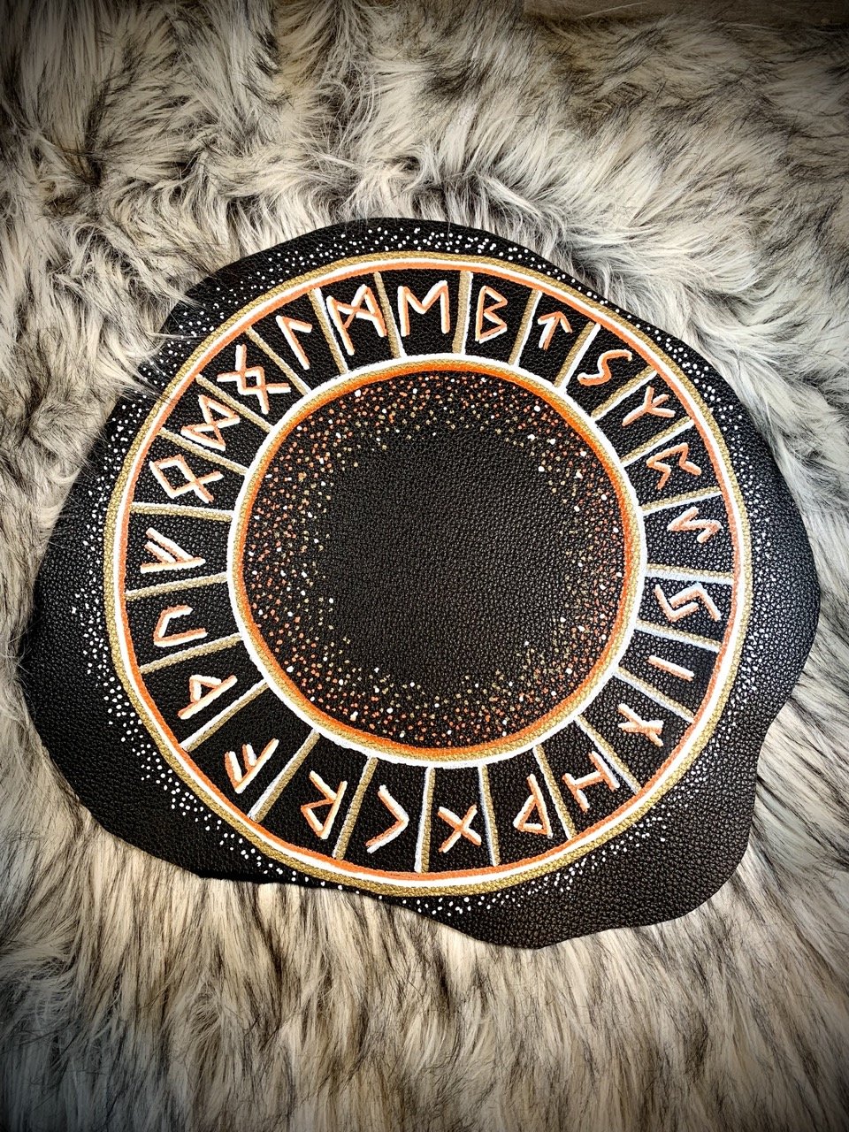 Divination Mat Elder Futhark Rune DME-B1