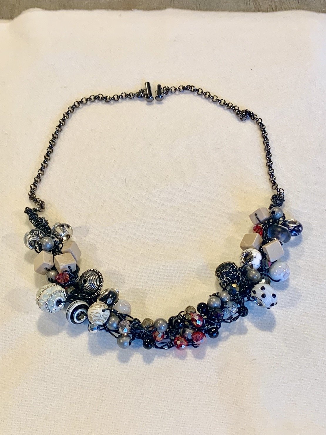 Crochet Collar Necklace With Clasp CWB24-32