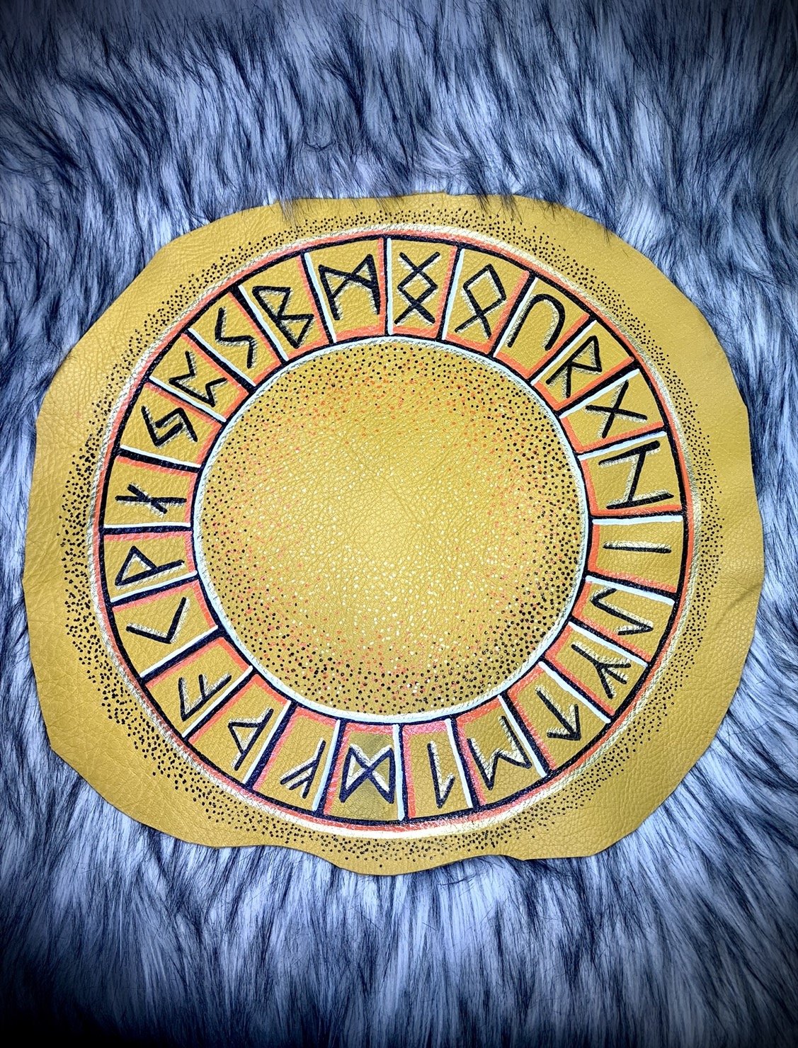Divination Mat Elder Futhark Rune DME-M2