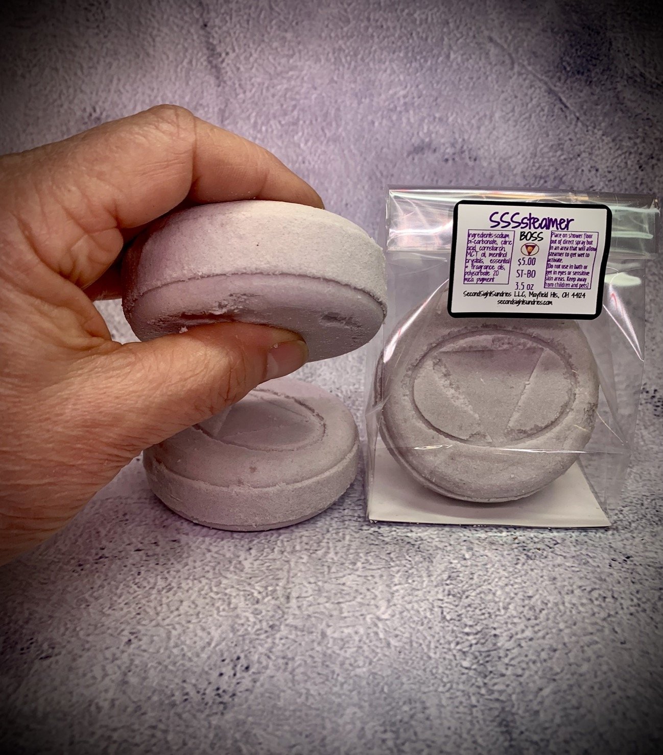 Shower Steamer BOSS 3.5oz $5.00 ST-BO