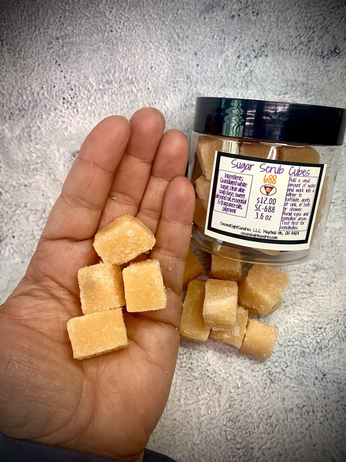 Sugar Scrub Cubes 688 3.6oz $12 SC-6884
