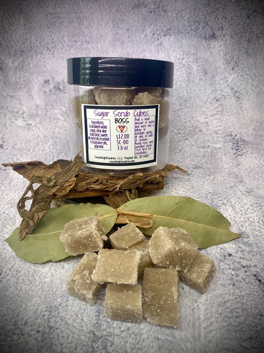 Sugar Scrub Cubes BOSS 3.6oz $12