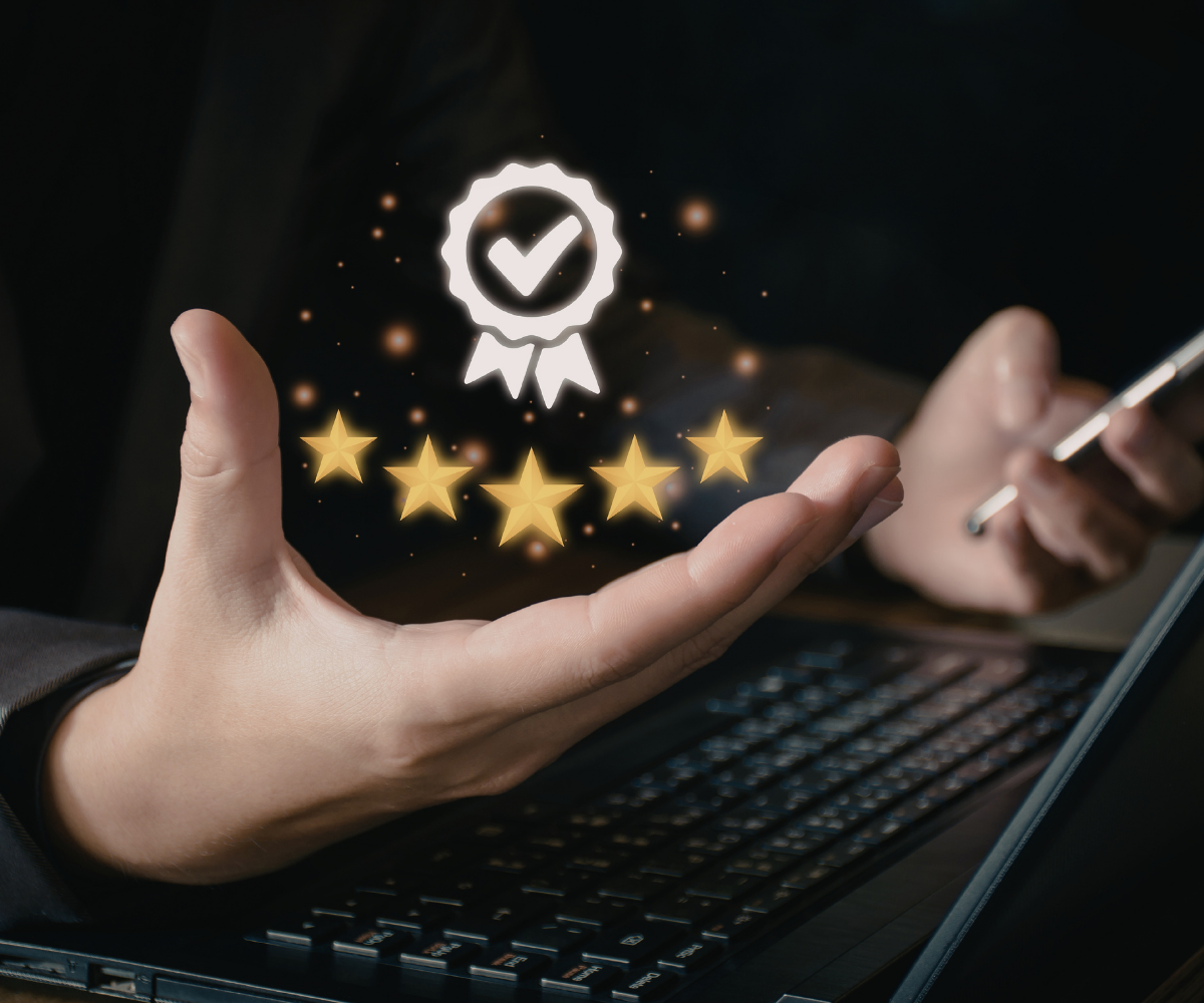 Constructionline stars in hand