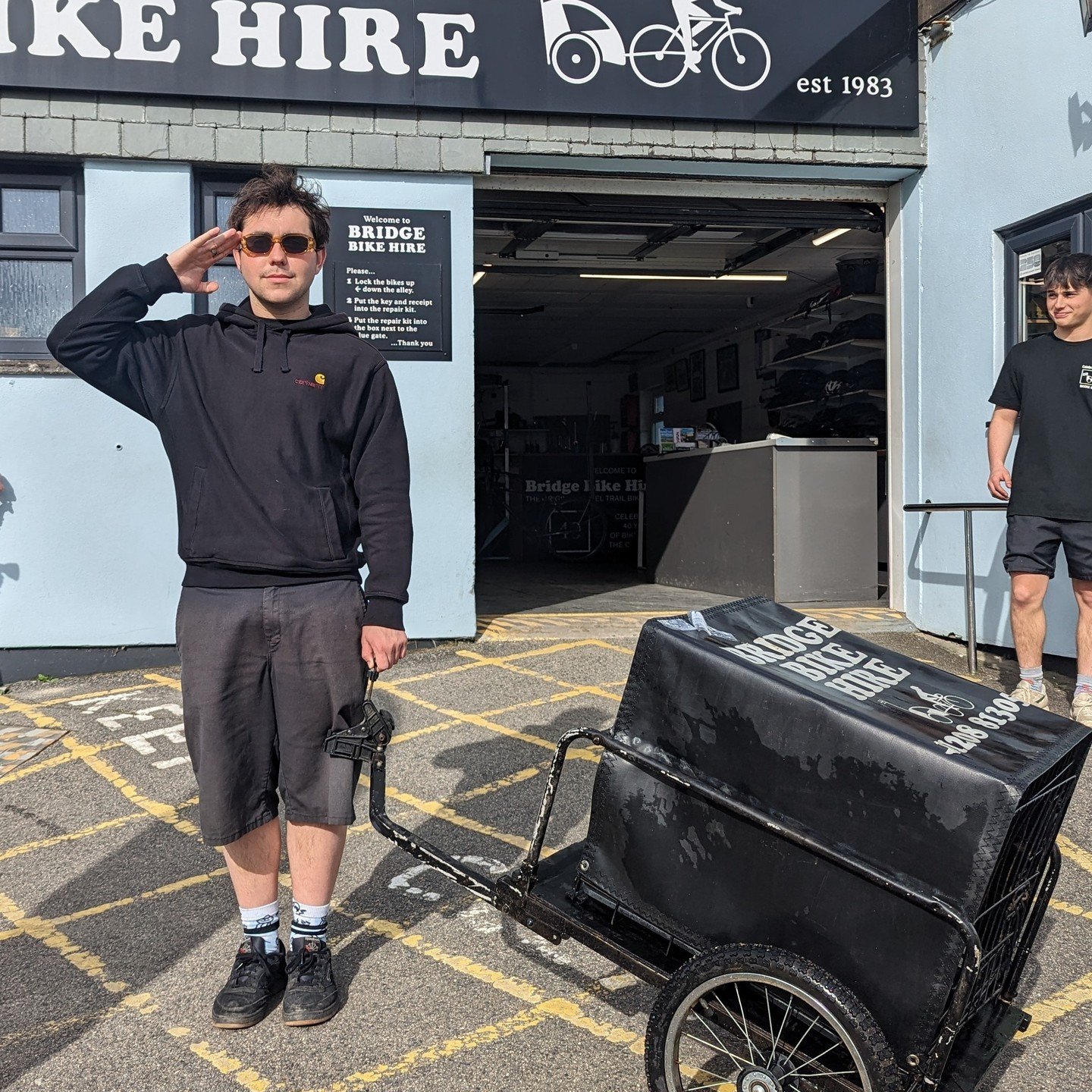 Yesterday was our Charlies last shift with us after 5 years at Bridge Bike Hire.
We wish you luck in the future!