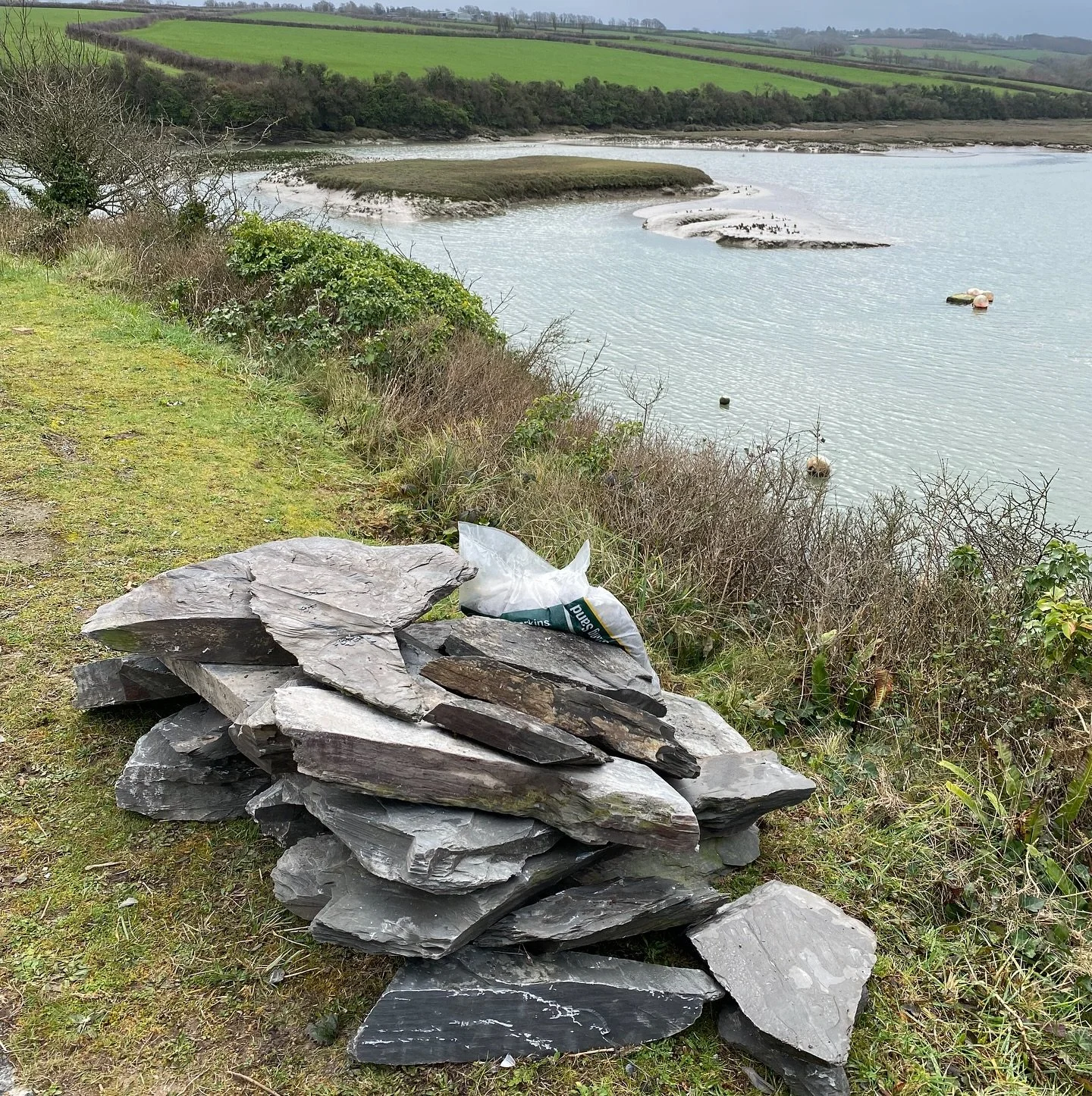 Does anyone know what this little project is about to be? Looks interesting! 

#cameltrail #cornwall #project #slate #quarry