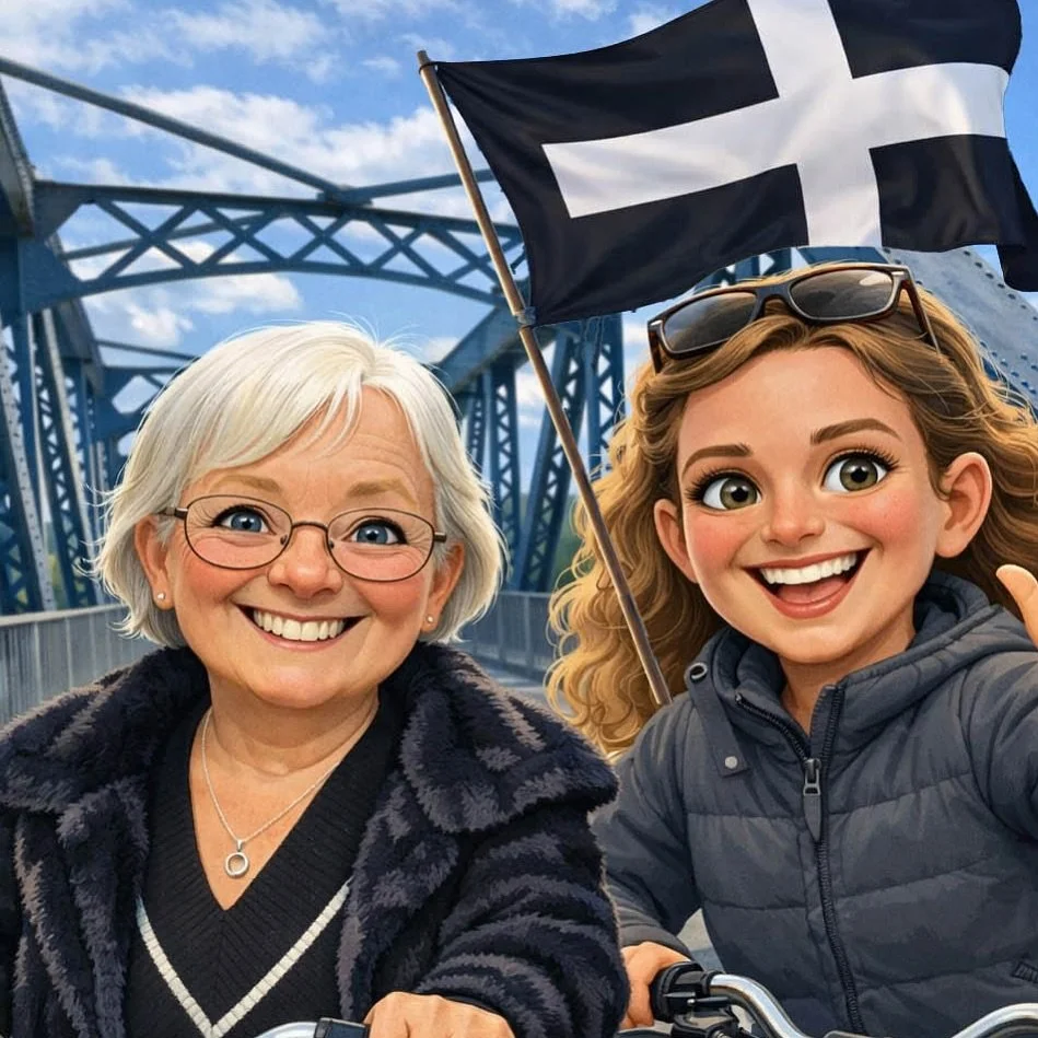 ☀️🚴🏻 Happy St Piran&rsquo;s Day! 🖤🤍

Hope you&rsquo;re all having a marvellous day!

#StPiransDay #Cornwall #cameltrail