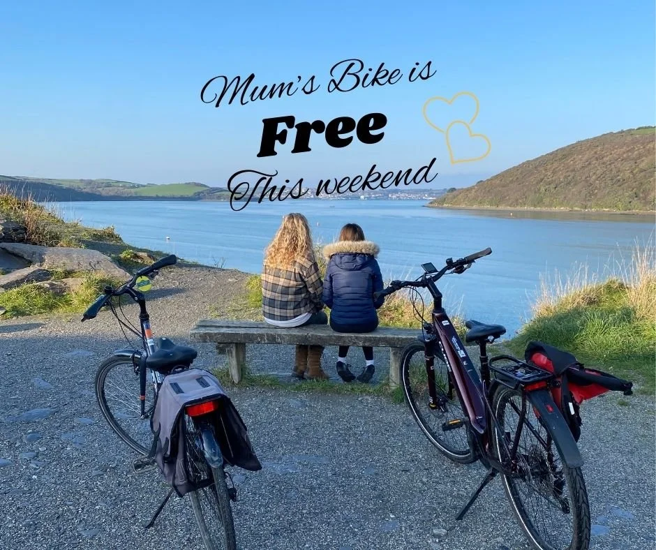 This Mother's Day weekend, give her the gift of time together.

🌸 MUM RIDES FREE &mdash; Sat 14 &amp; Sun 15 March
+ 20% off all other bikes

📞 01208 813050 | 🌐 www.bridgebikehire.co.uk

#MothersDay #CamelTrail #MumAndMe #FamilyTime #BridgeBikeHir