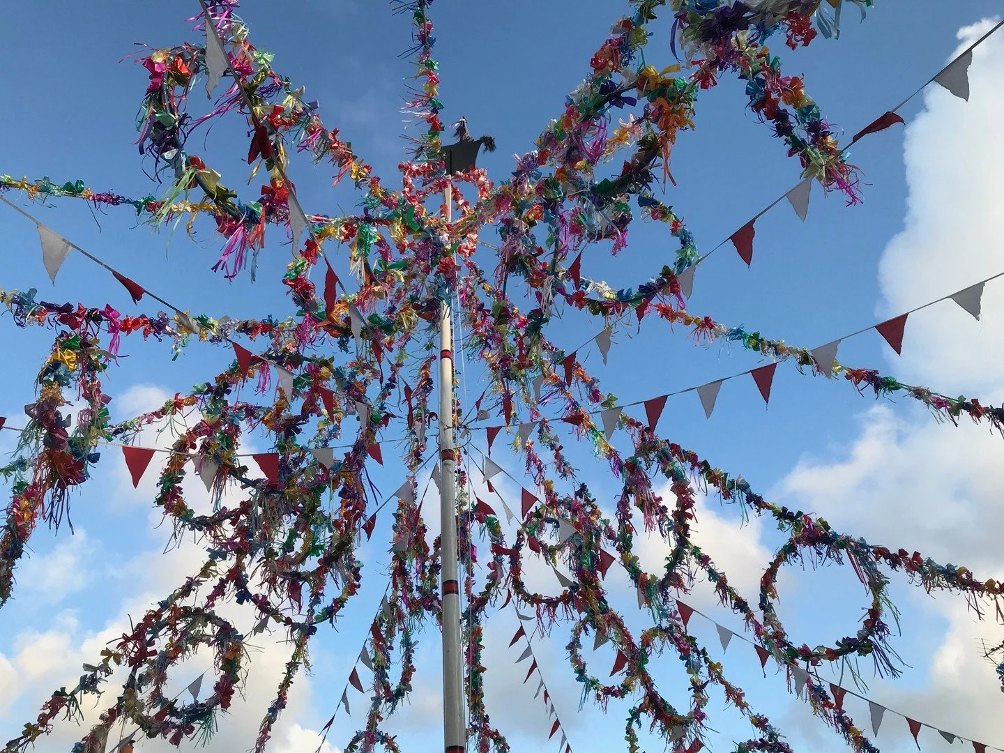 The May Day excitement is building...

#padstow #cornwall #mayday